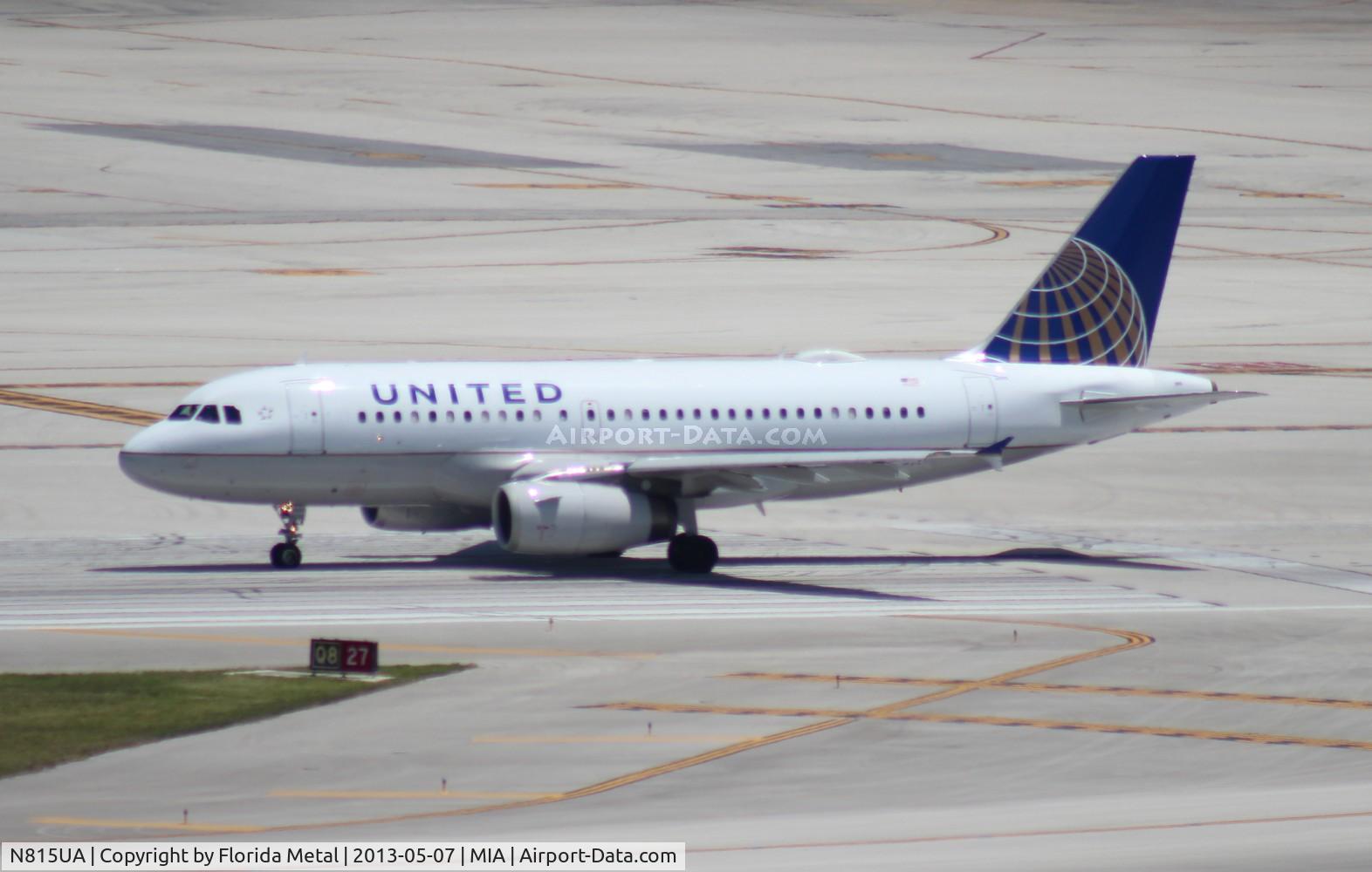 N815UA, 1998 Airbus A319-131 C/N 867, United A319