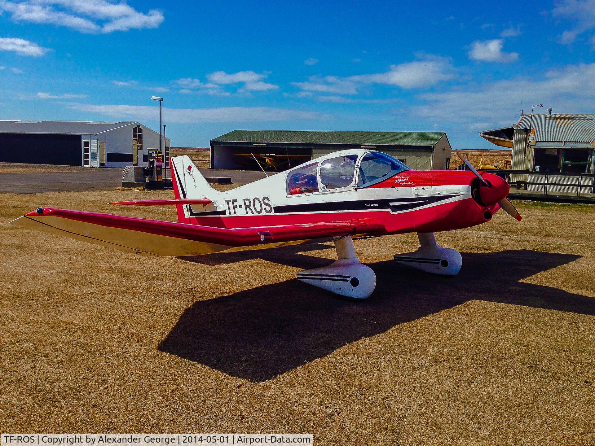 TF-ROS, 1964 Jodel DR-1051 Sicile C/N 591, Jodels' seem to be popular in Iceland, and they manage to keep these elderly aircraft running and current.   Flew in this example and others. This one is based at a small private airfield just outside of Reykjavik.