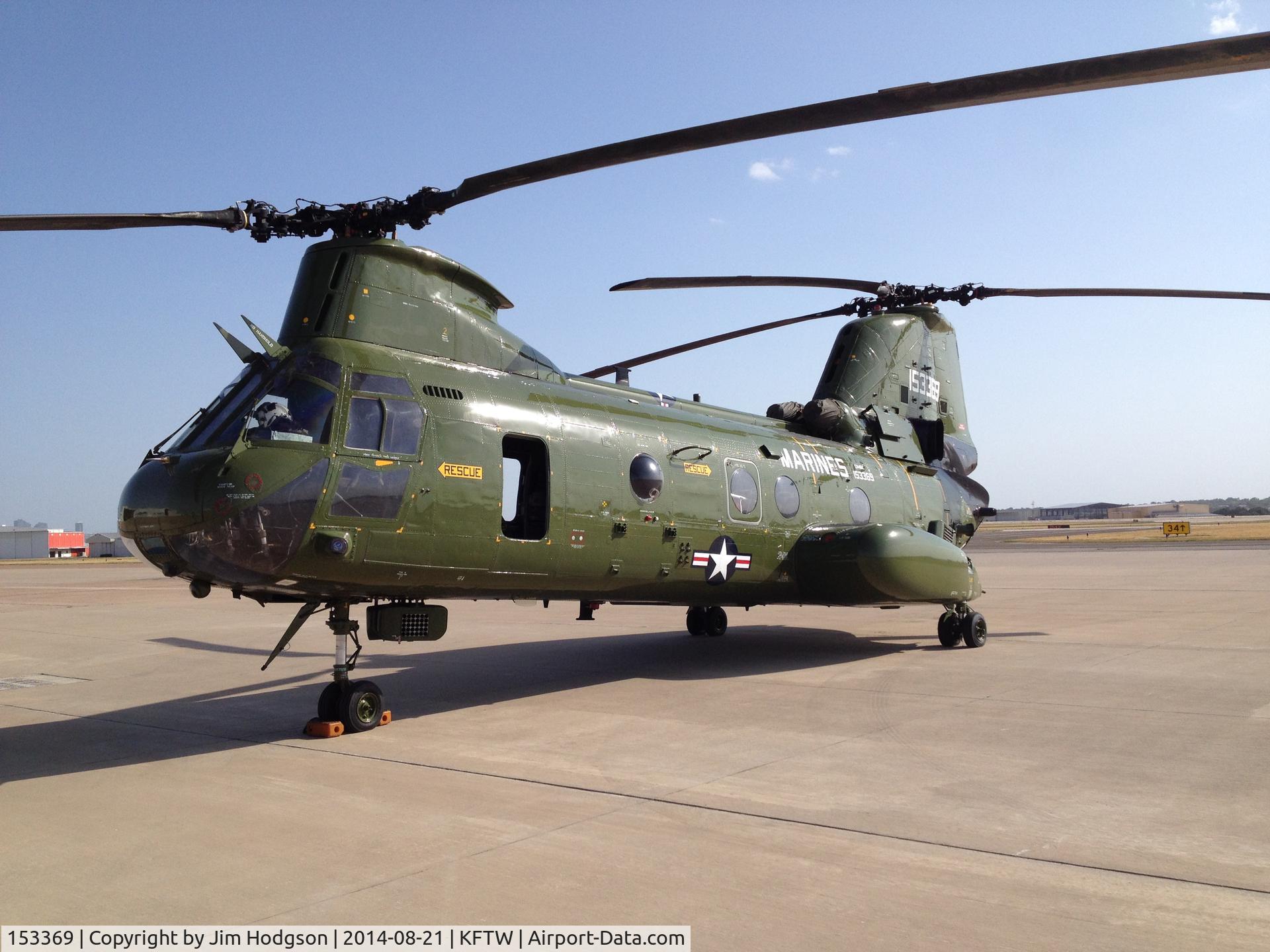 153369, Boeing Vertol CH-46E Sea Knight C/N 2265, HMX-1 CH-46E @ Meacham International Airport, 8/21/14.