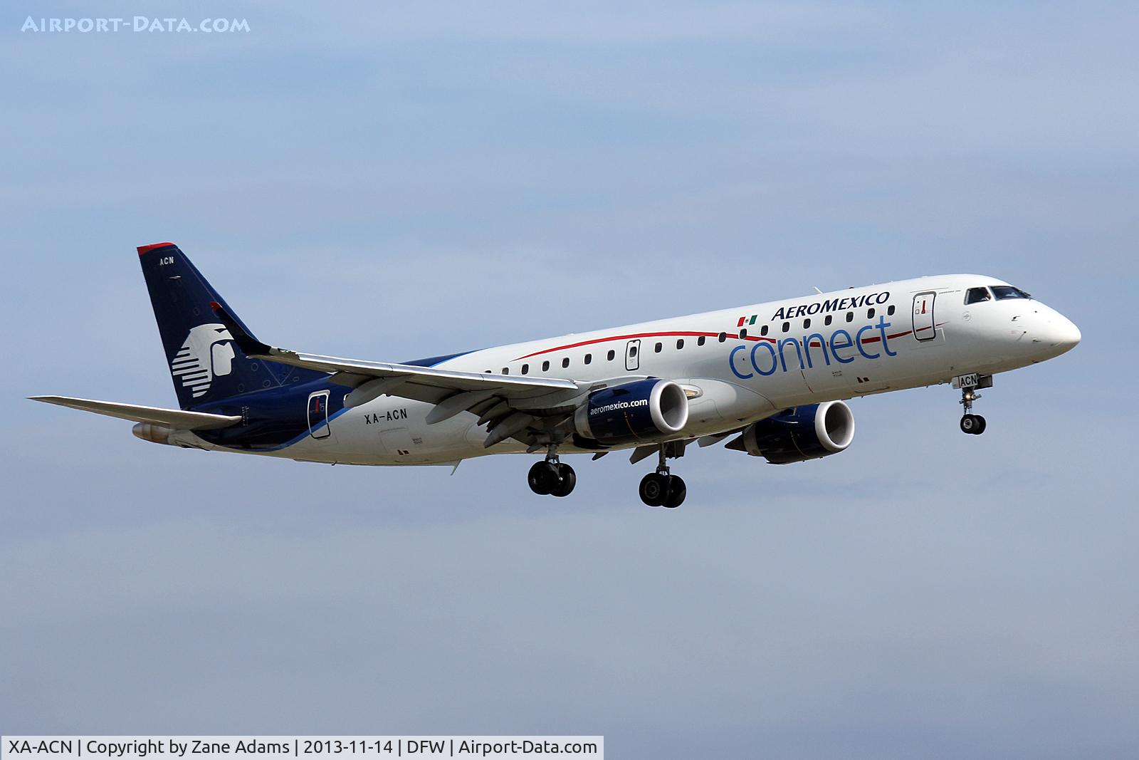 XA-ACN, 2012 Embraer 190AR (ERJ-190-100IGW) C/N 19000552, At DFW Airport