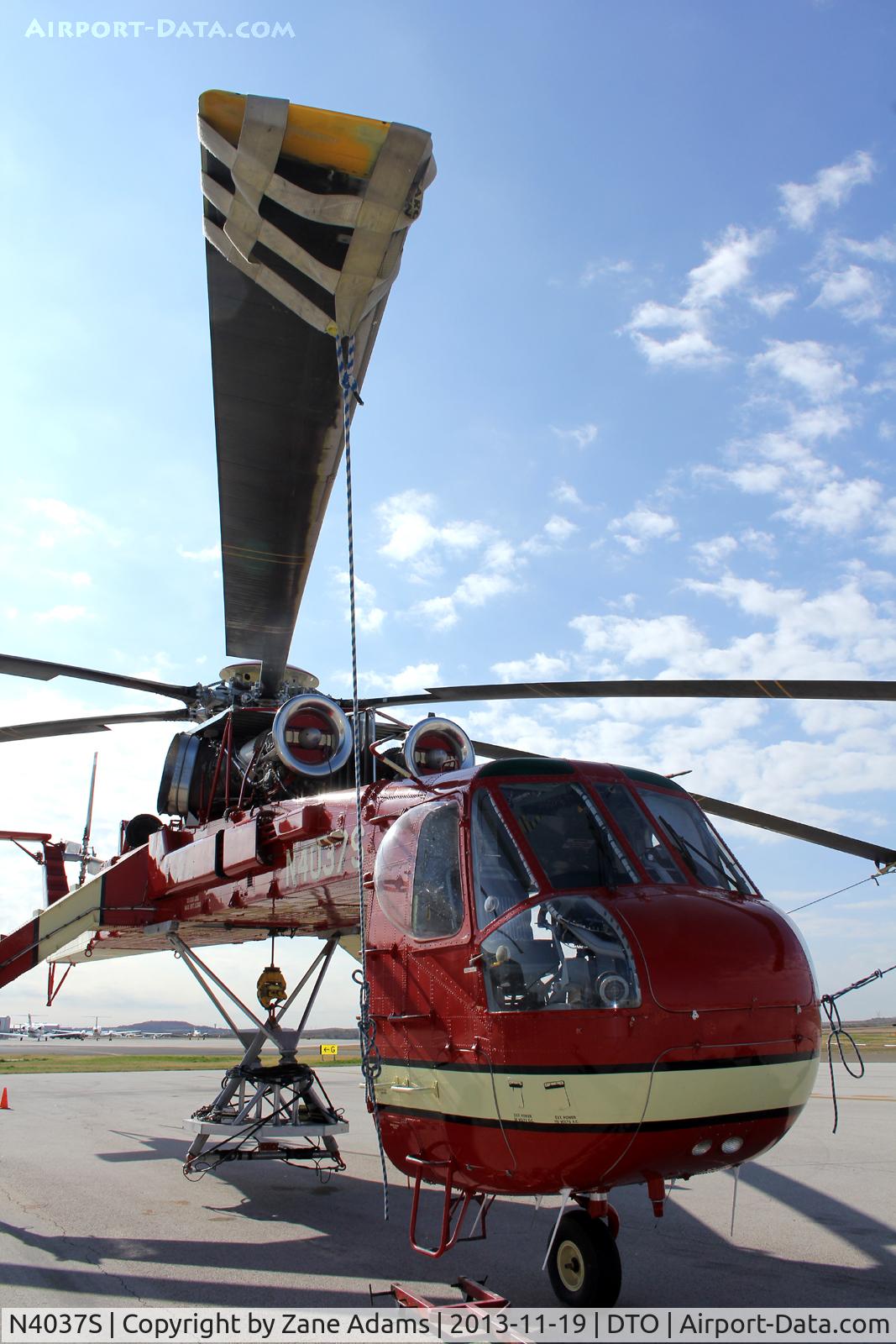 N4037S, 1975 Sikorsky S-64E C/N 64101, At Denton Municipal