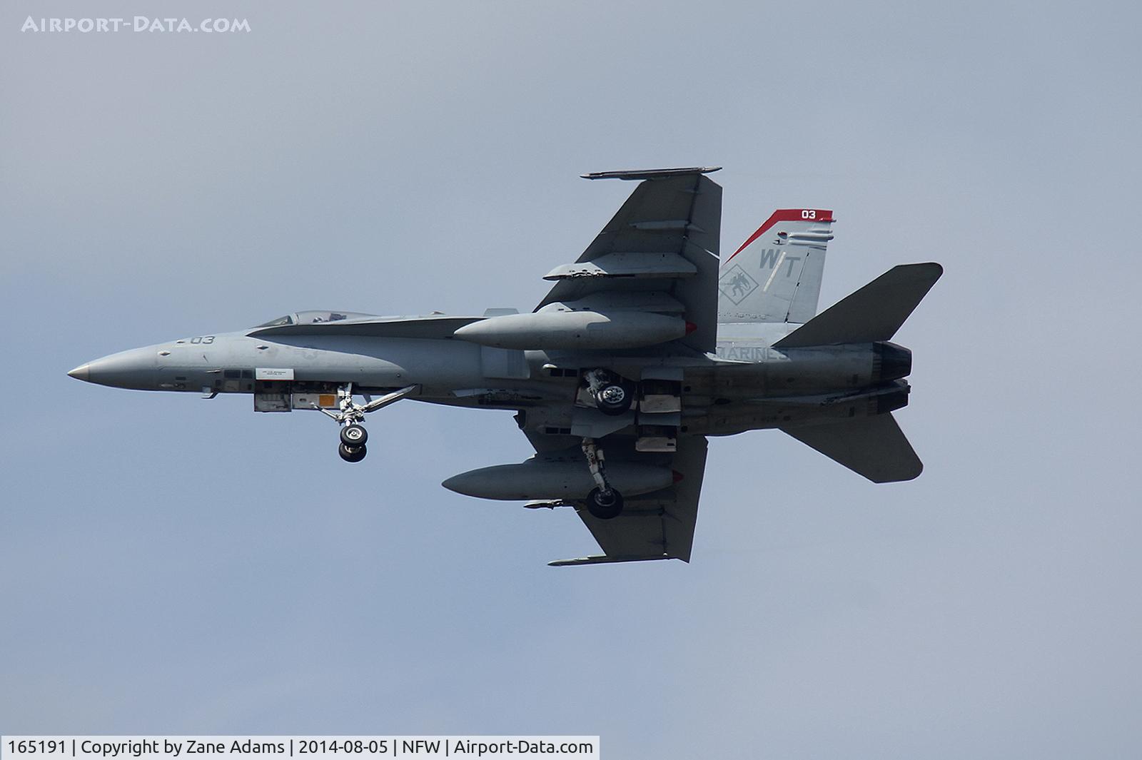 165191, McDonnell Douglas F/A-18C Hornet C/N 1331/C416, At NAS Fort Worth
