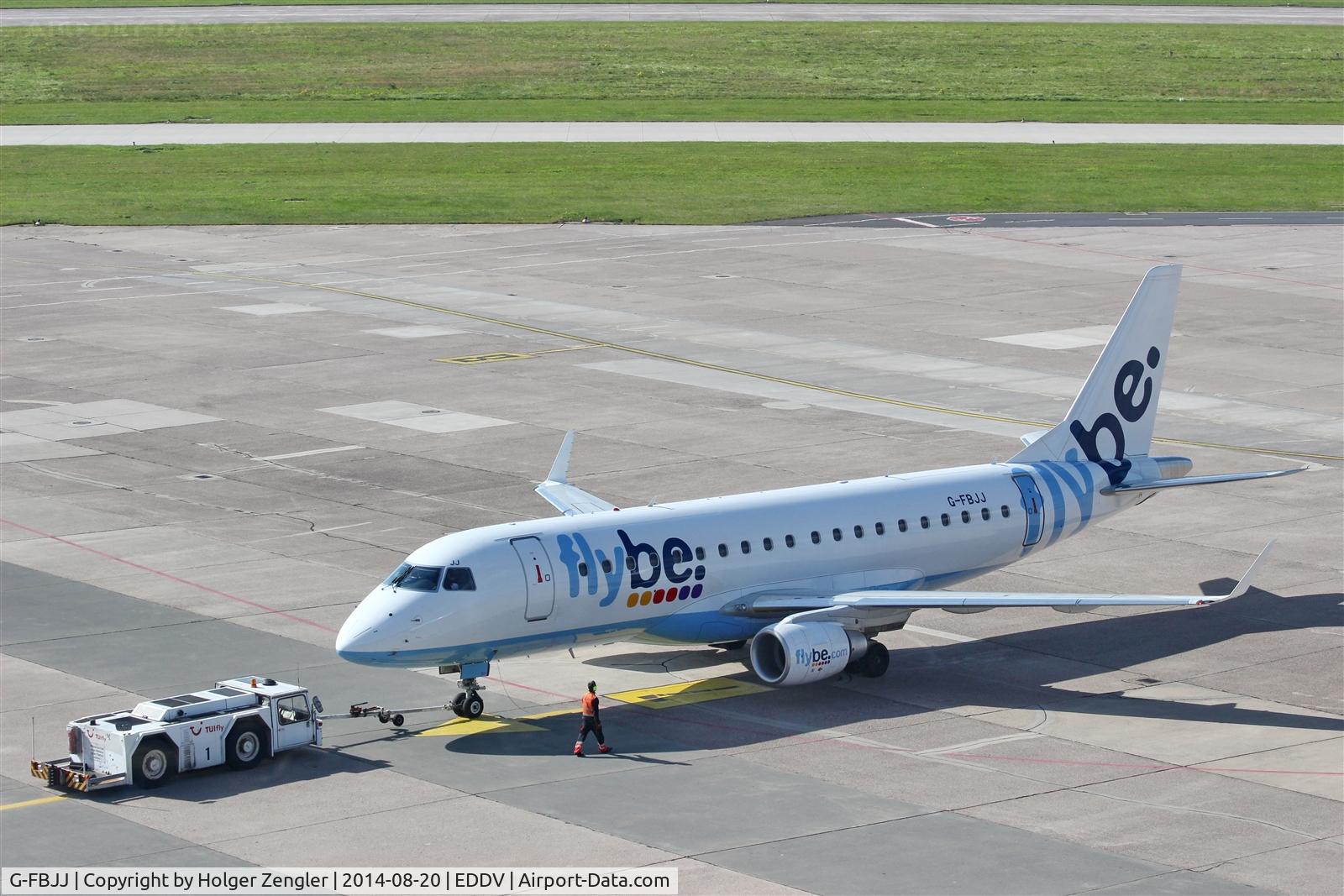 G-FBJJ, 2012 Embraer 175STD (ERJ-170-200) C/N 17000358, Push back ceremony ......