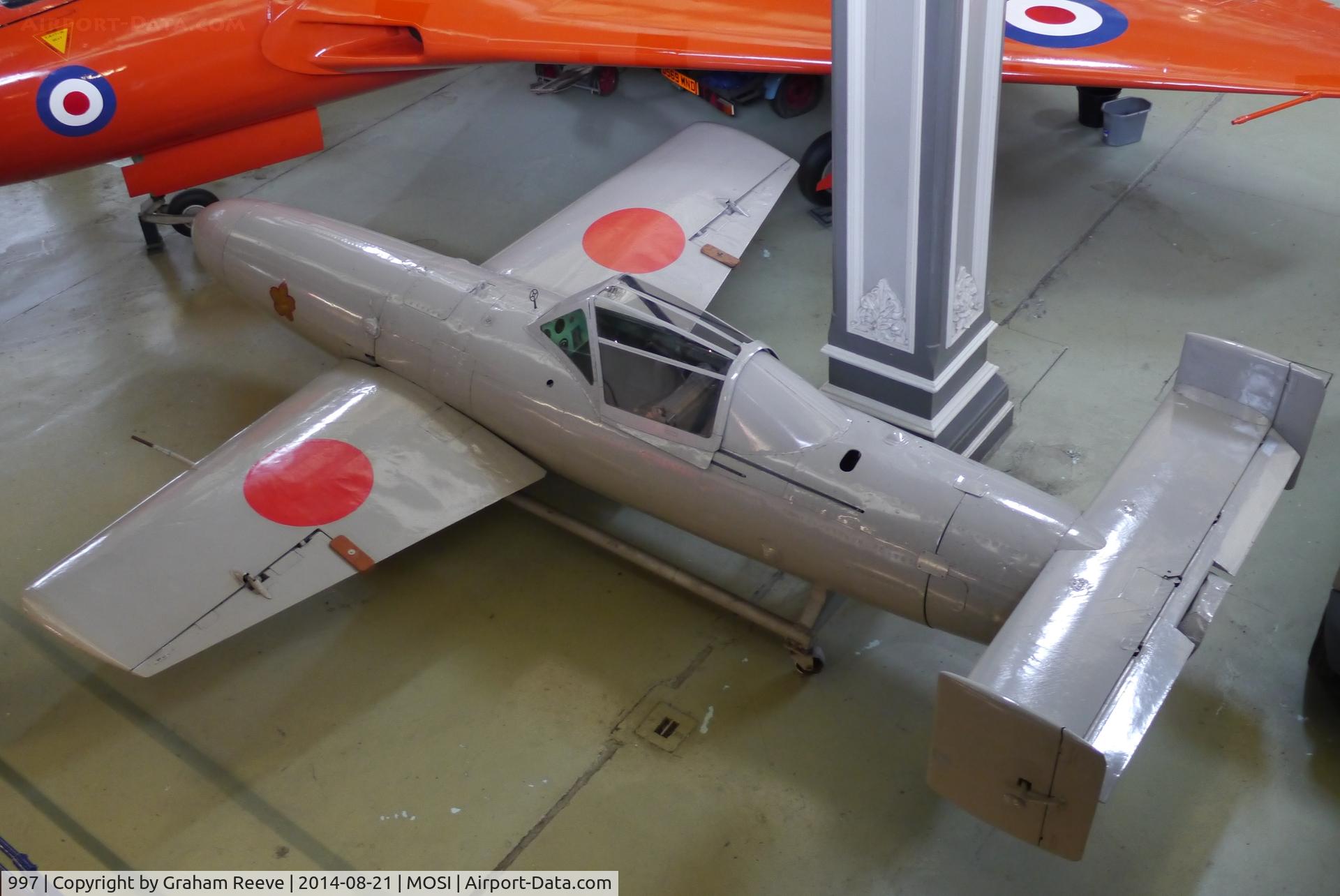 997, Yokosuka MXY-7 Ohka II C/N Not found 997, On display at the Museum of Science and Industry, Manchester.