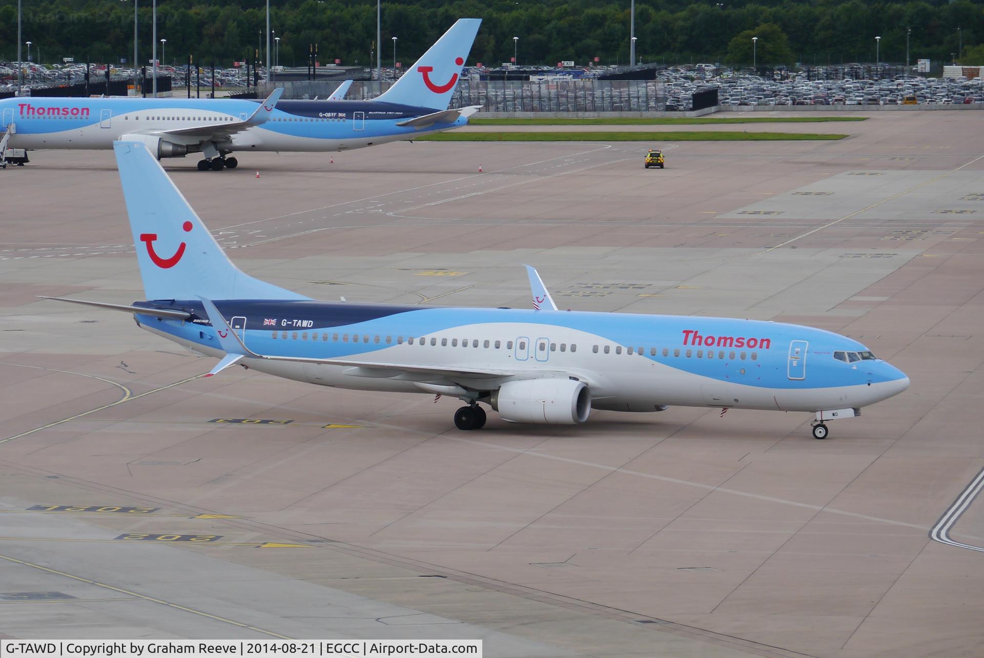 G-TAWD, 2012 Boeing 737-8K5 C/N 37265, Seen with the new 