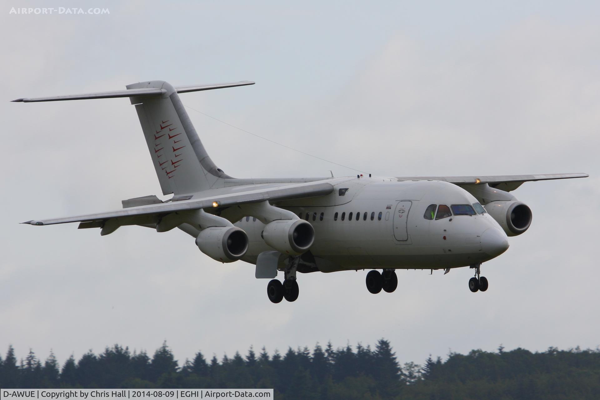 D-AWUE, 1986 British Aerospace BAe.146-200 C/N E2050, WDL Aviation
