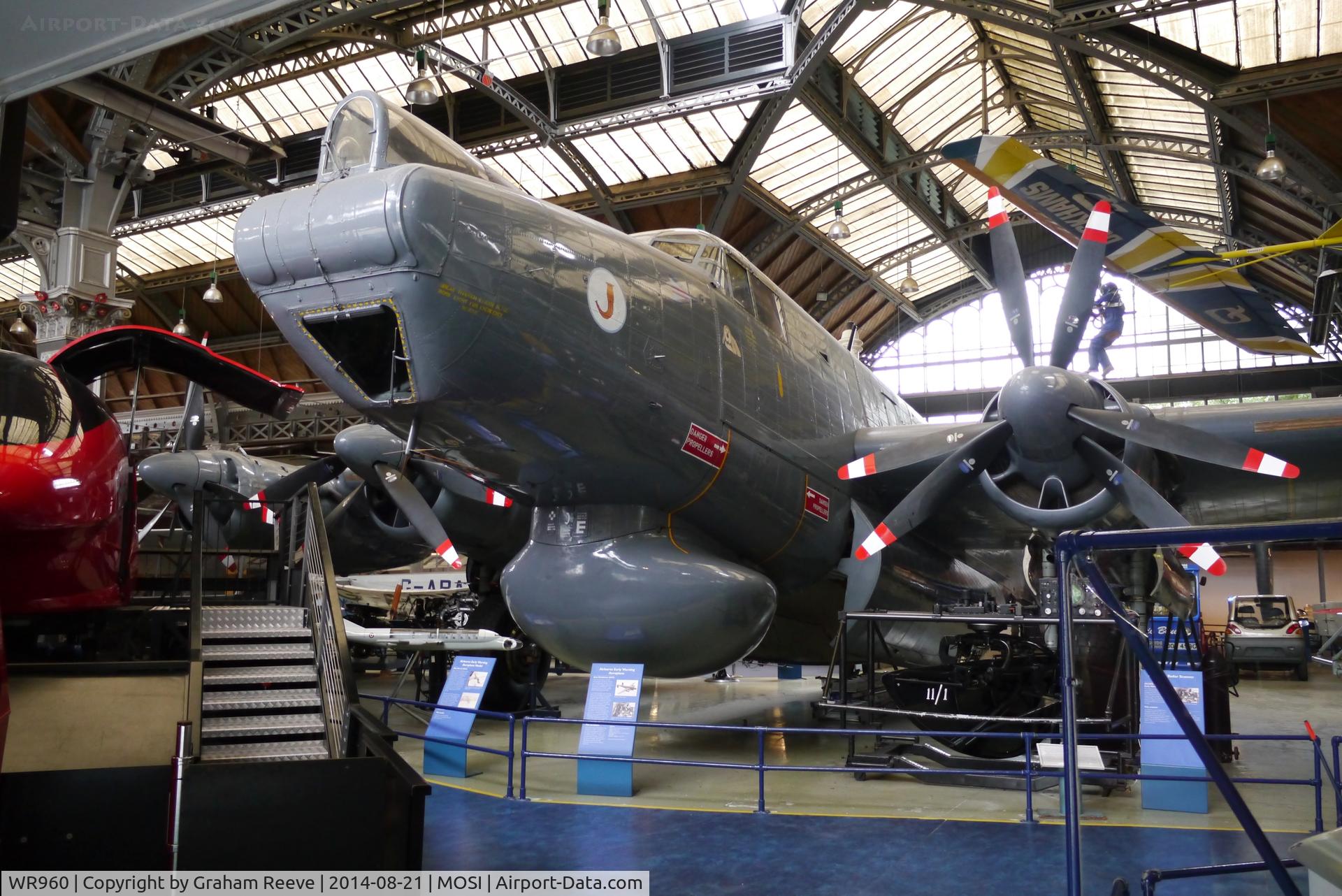 WR960, 1954 Avro 716 Shackleton AEW.2 C/N Not found WR960, On display at the Museum of Science and Industry, Manchester.