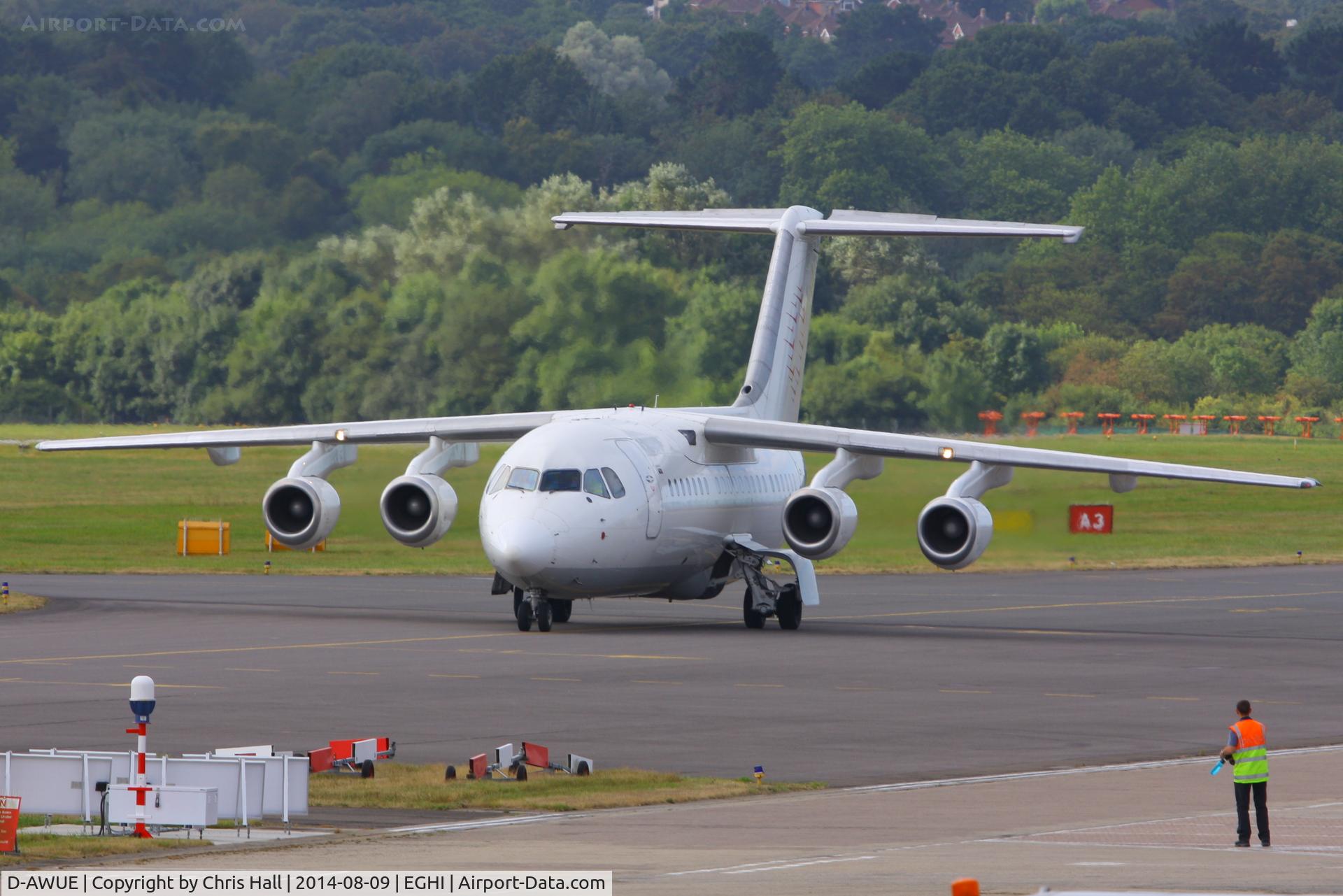 D-AWUE, 1986 British Aerospace BAe.146-200 C/N E2050, WDL Aviation