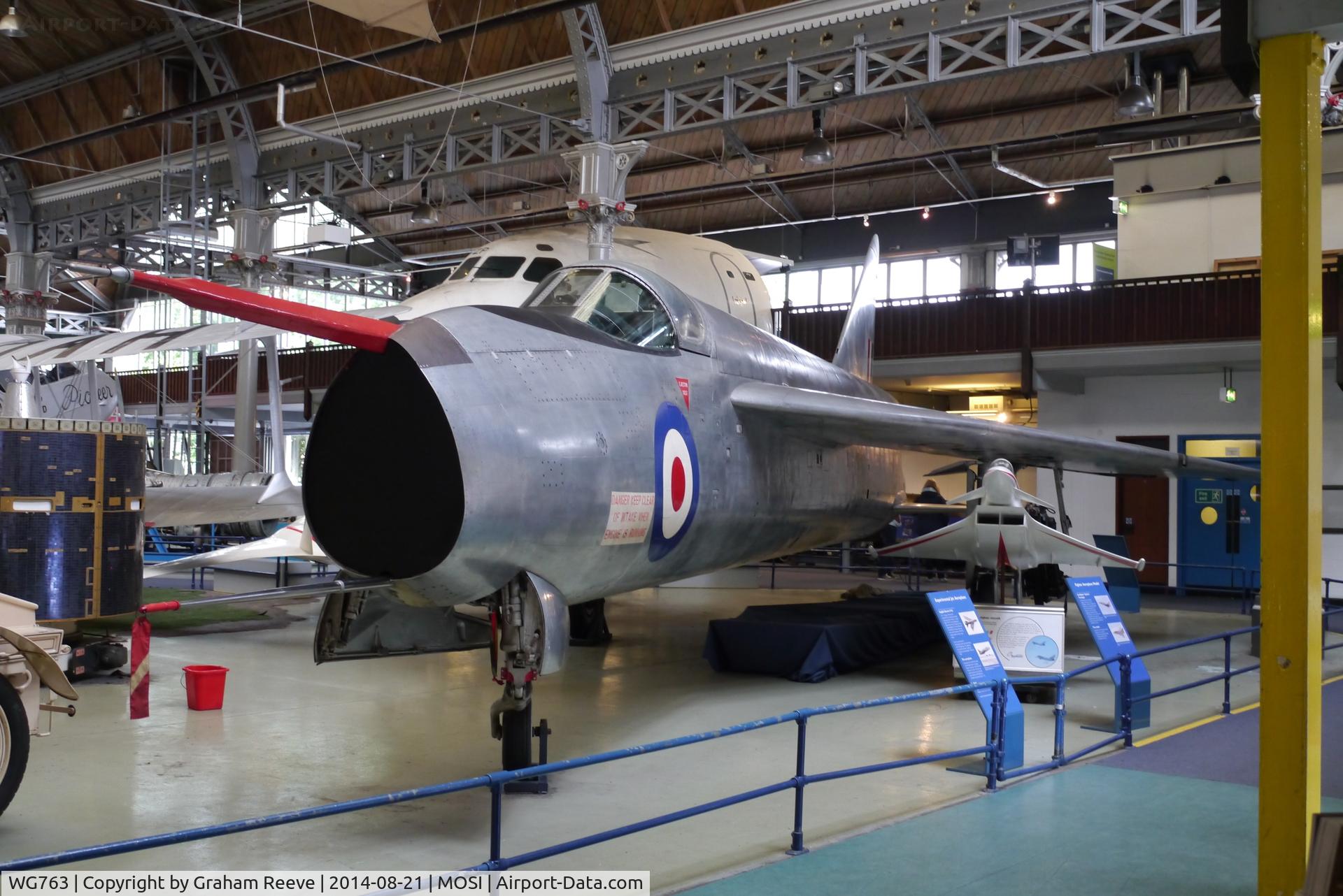 WG763, 1955 English Electric P.1A C/N 95003, On display at the Museum of Science and Industry, Manchester.