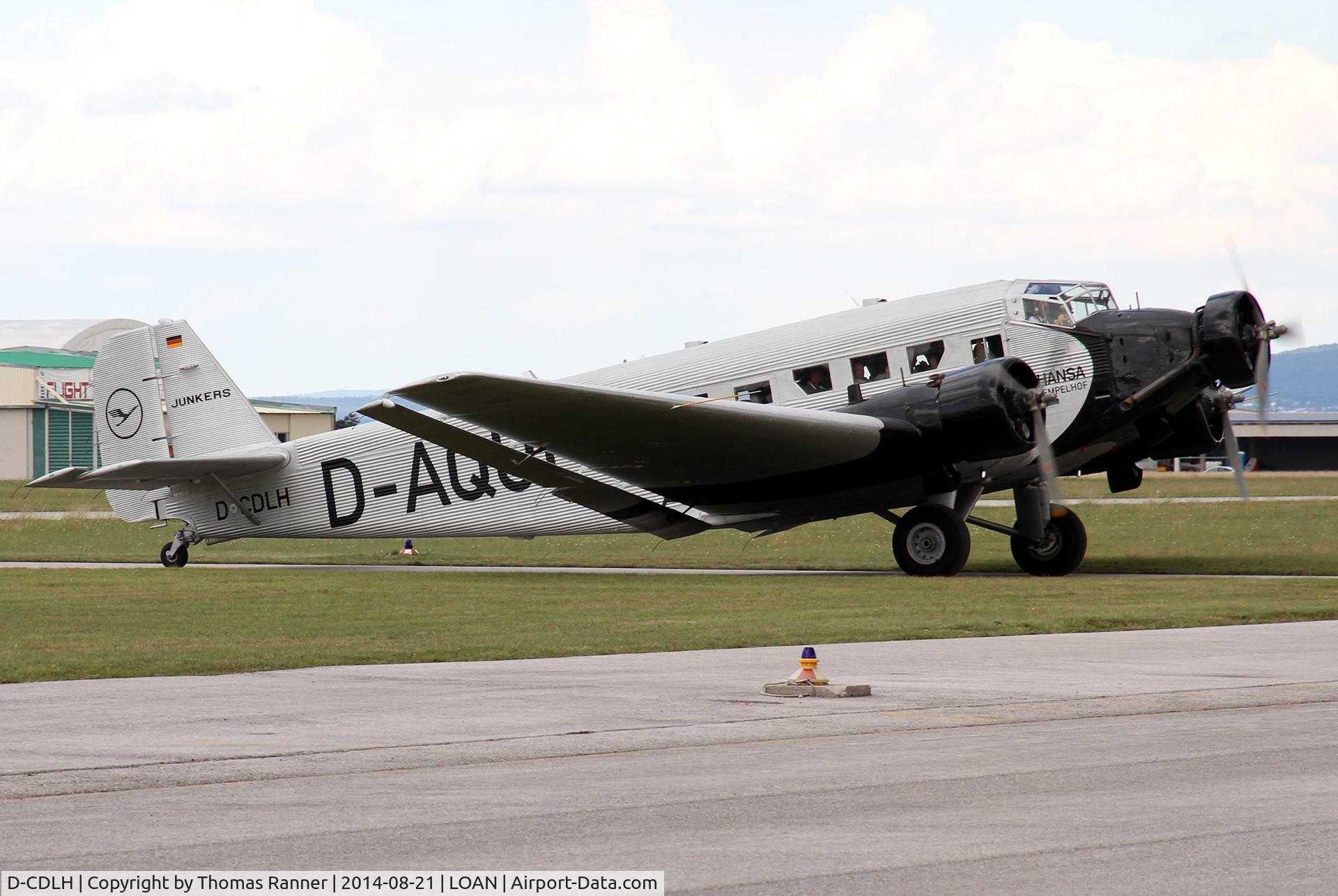 D-CDLH, 1936 Junkers Ju-52/3m C/N 130714, Lufthansa Ju-52