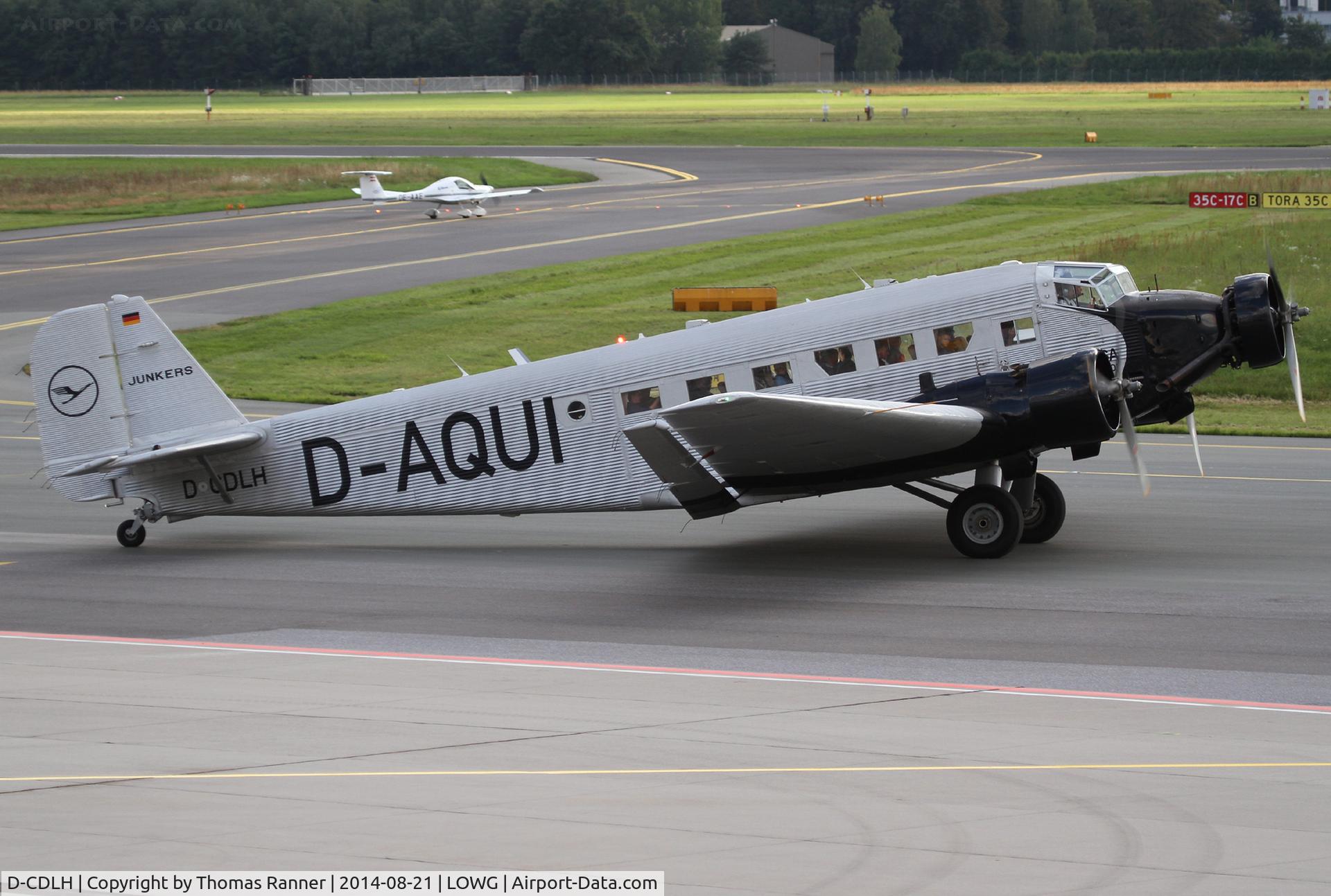D-CDLH, 1936 Junkers Ju-52/3m C/N 130714, Lufthansa Ju-52