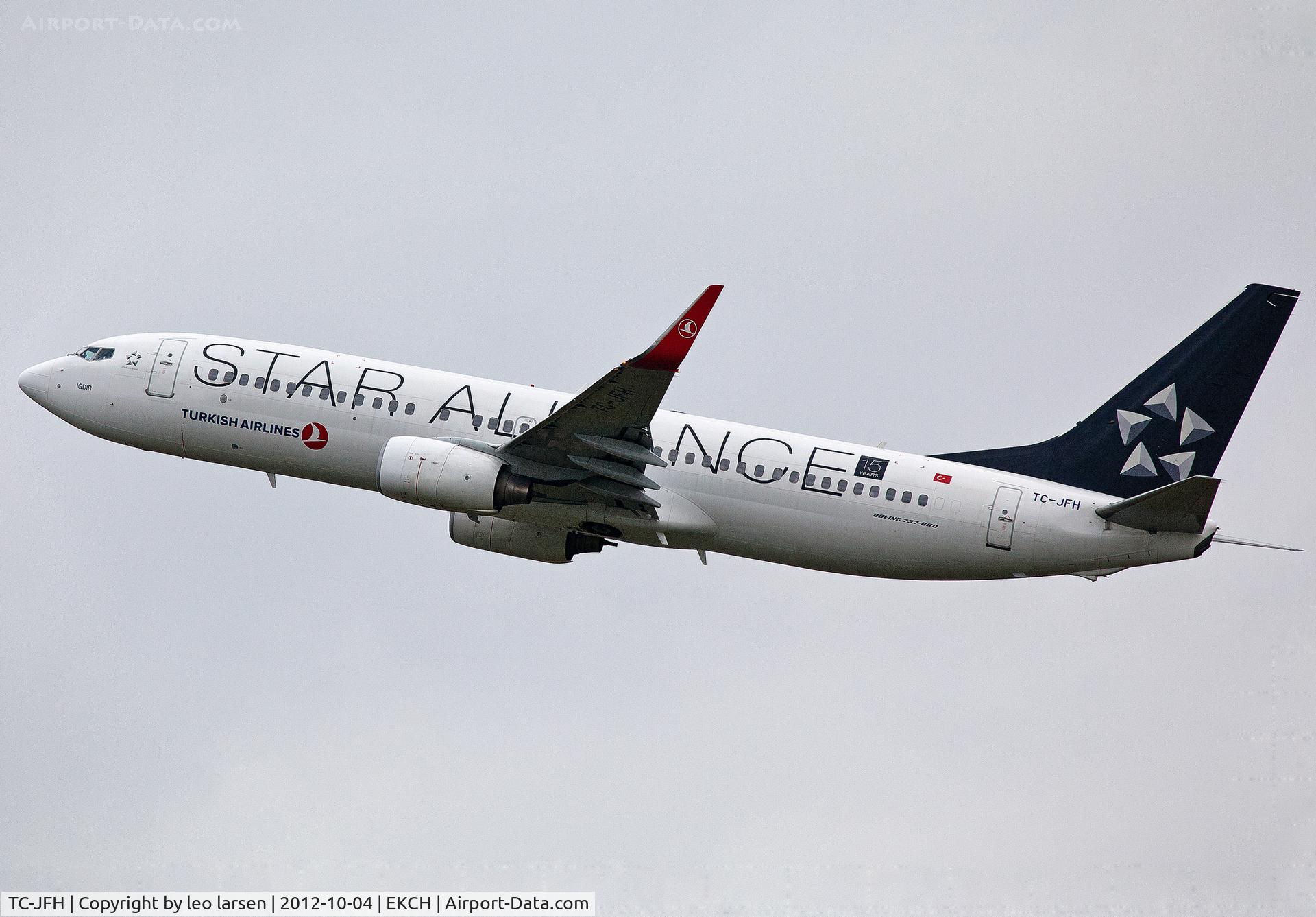 TC-JFH, 1998 Boeing 737-8F2 C/N 29770, Copenhagen Kastrup 4.10.12