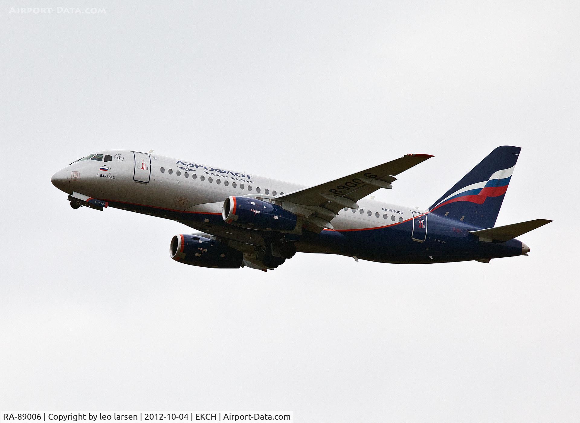 RA-89006, 2012 Sukhoi SuperJet 100-95B C/N 95014, Copenhagen Kastrup 4.10.12