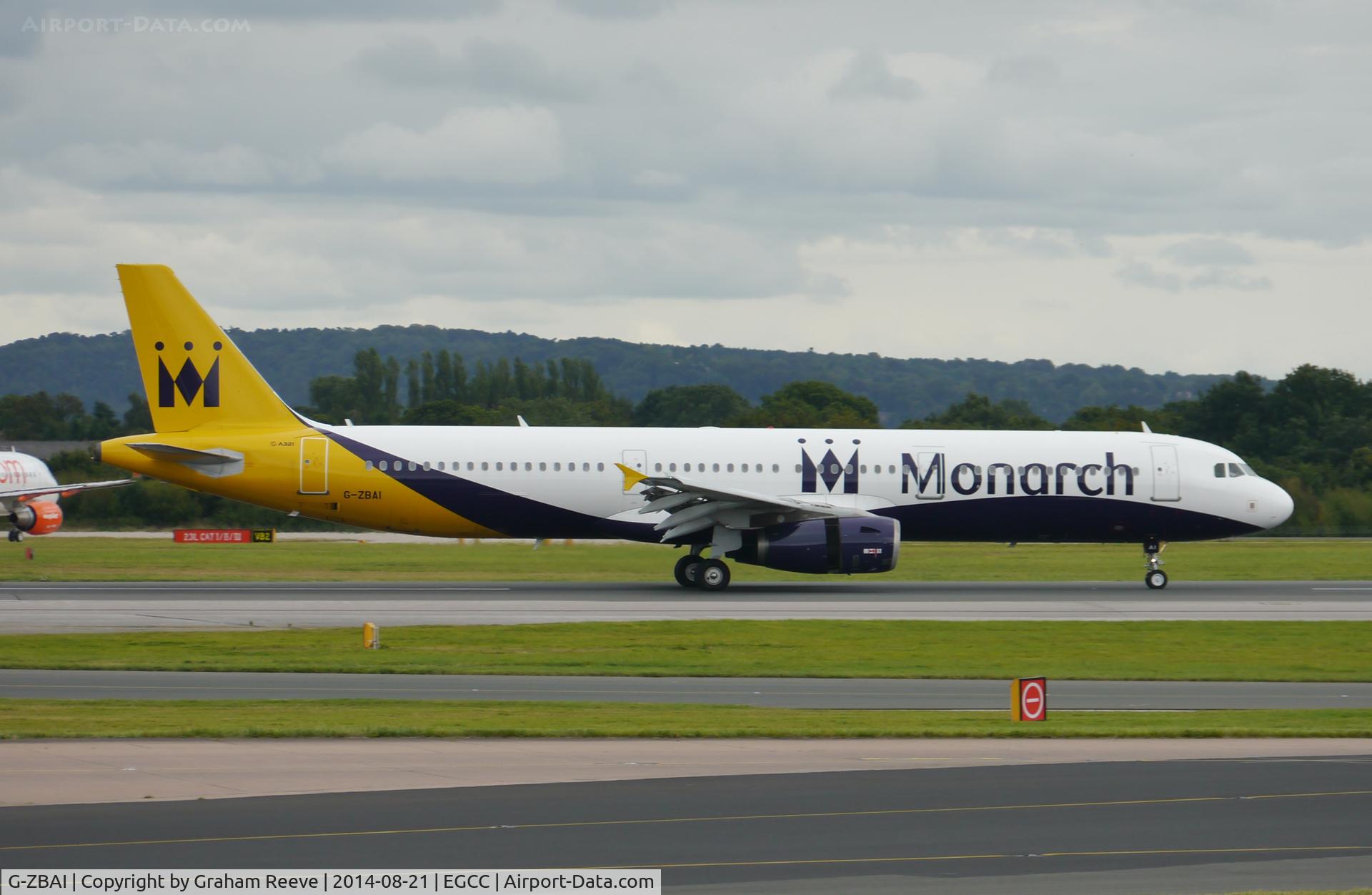 G-ZBAI, 2005 Airbus A321-231 C/N 2553, Just landed.