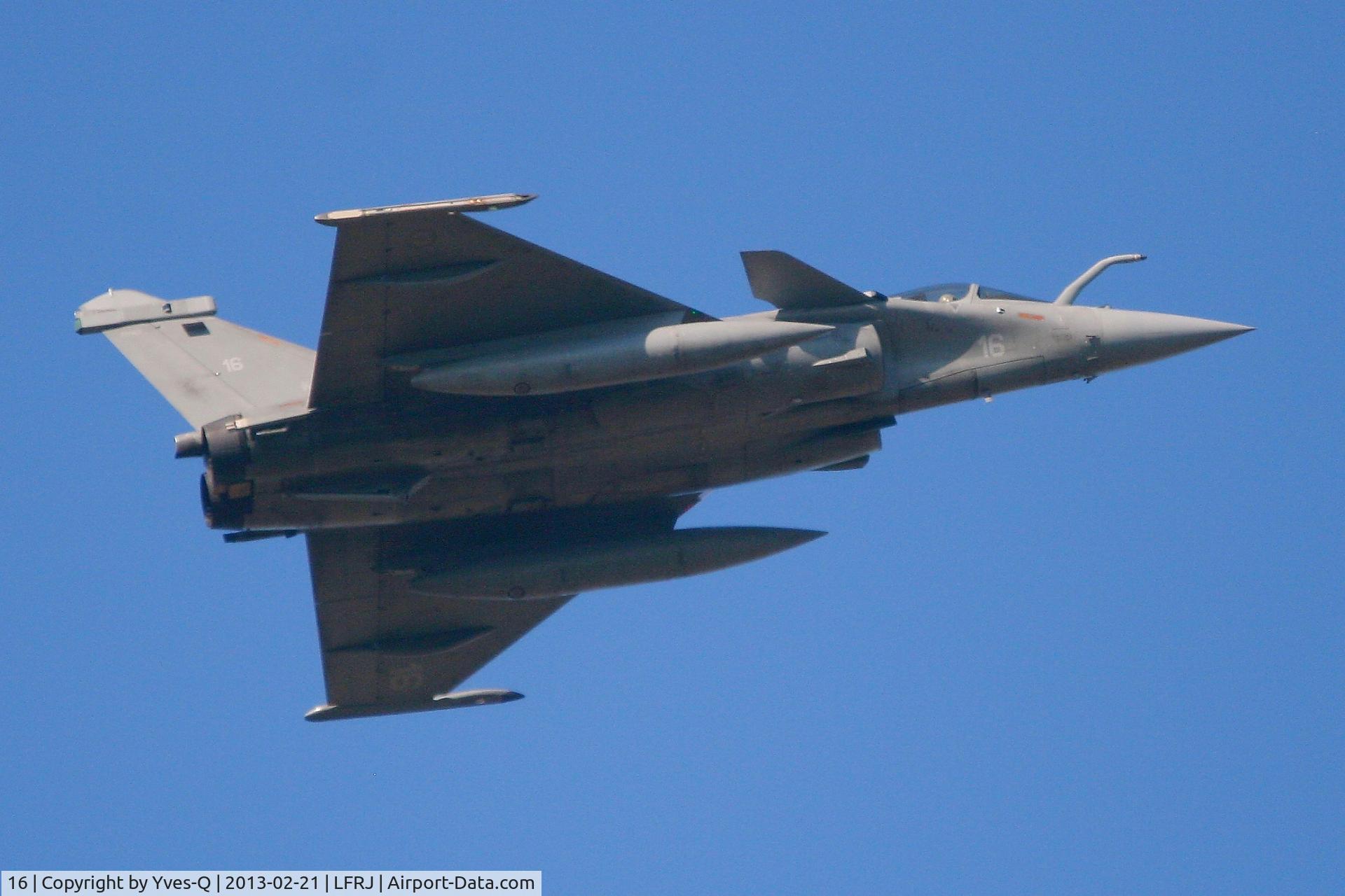 16, Dassault Rafale M C/N 16, French Navy Dassault Dassault Rafale M, Take off Rwy 08, Landivisiau Naval Air Base (LFRJ)