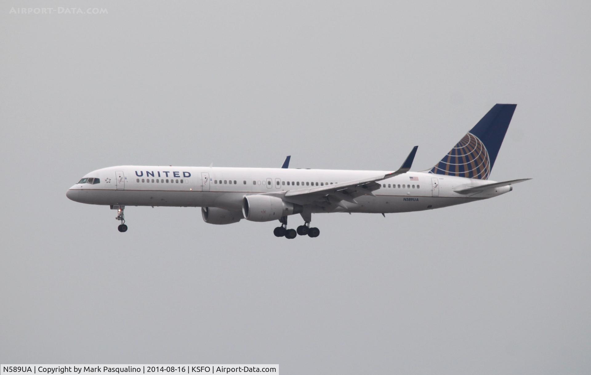 N589UA, 1997 Boeing 757-222 C/N 28707, Boeing 757-200