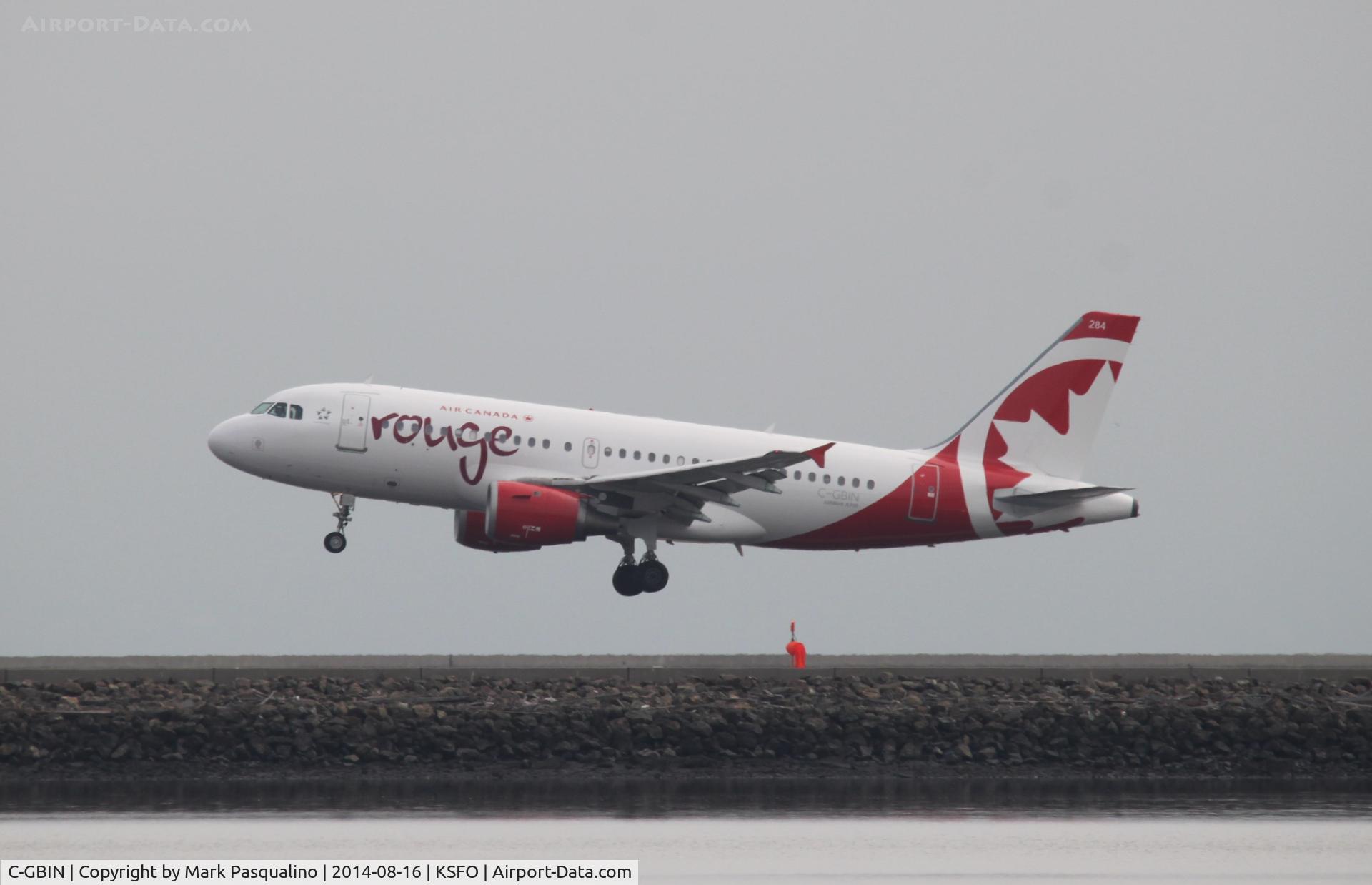 C-GBIN, 1998 Airbus A319-114 C/N 845, Airbus A319