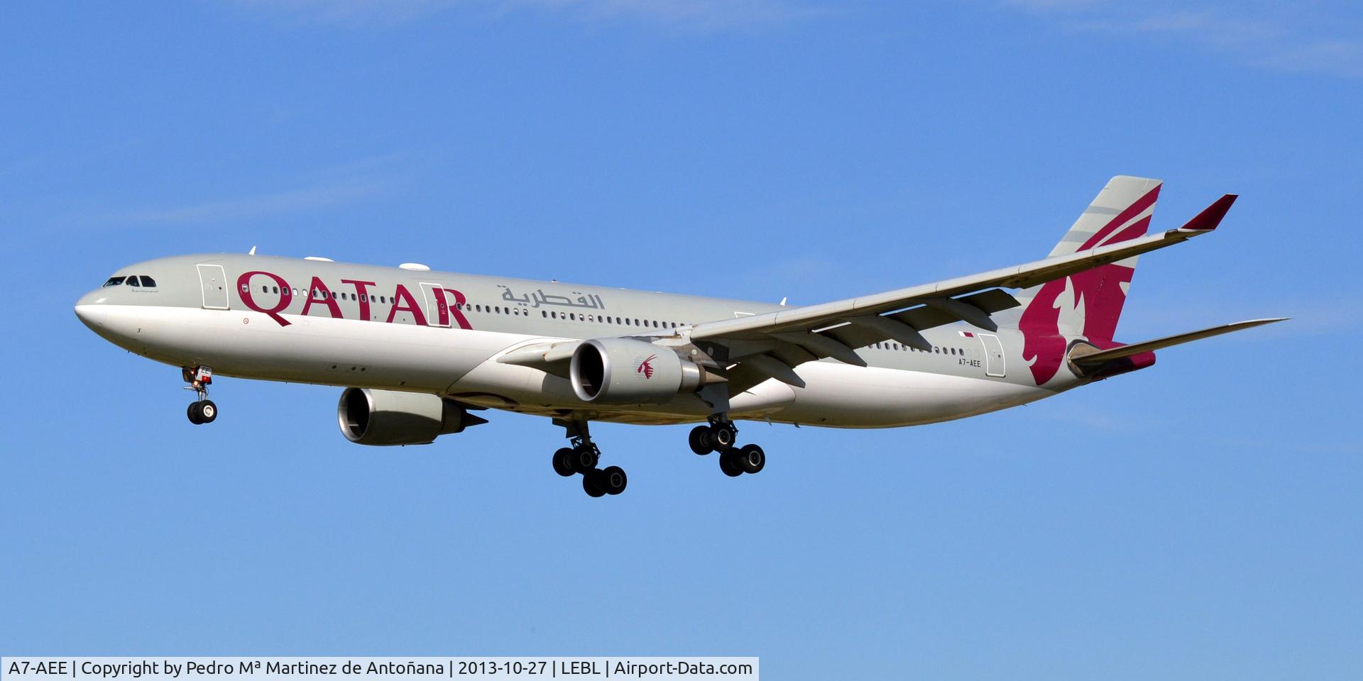 A7-AEE, 2005 Airbus A330-302 C/N 711, Aeropuerto El Prat Barcelona