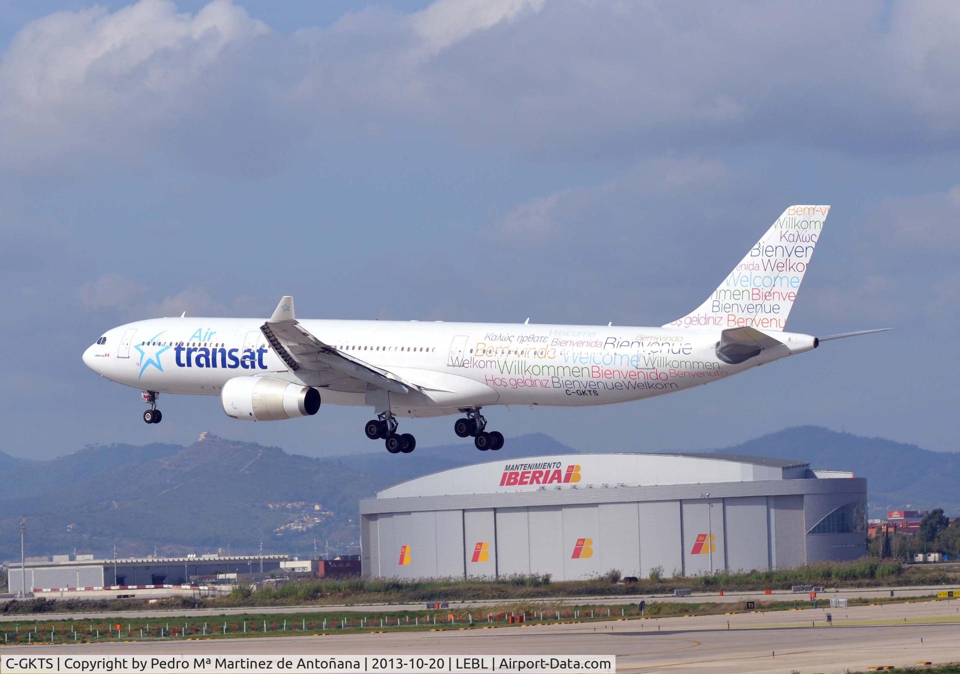 C-GKTS, 1995 Airbus A330-342 C/N 111, Aeropuerto El Prat Barcelona