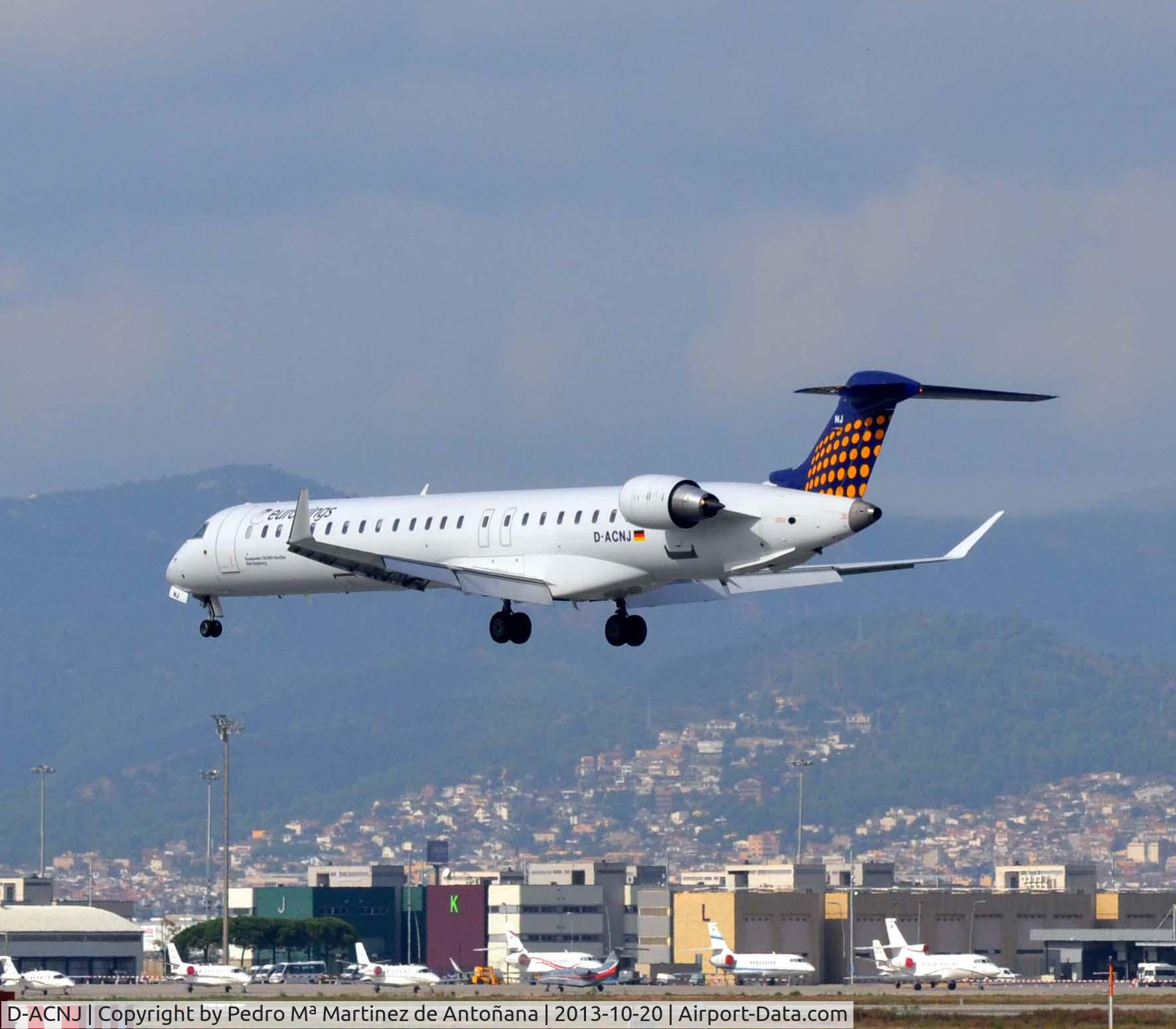 D-ACNJ, 2010 Bombardier CRJ-900 NG (CL-600-2D24) C/N 15249, Aeropuerto El Prat Barcelona