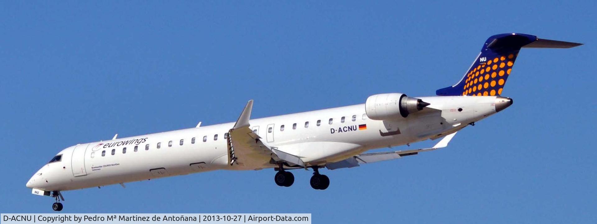 D-ACNU, 2011 Bombardier CRJ-900 NG (CL-600-2D24) C/N 15265, Aeropuerto El Prat Barcelona