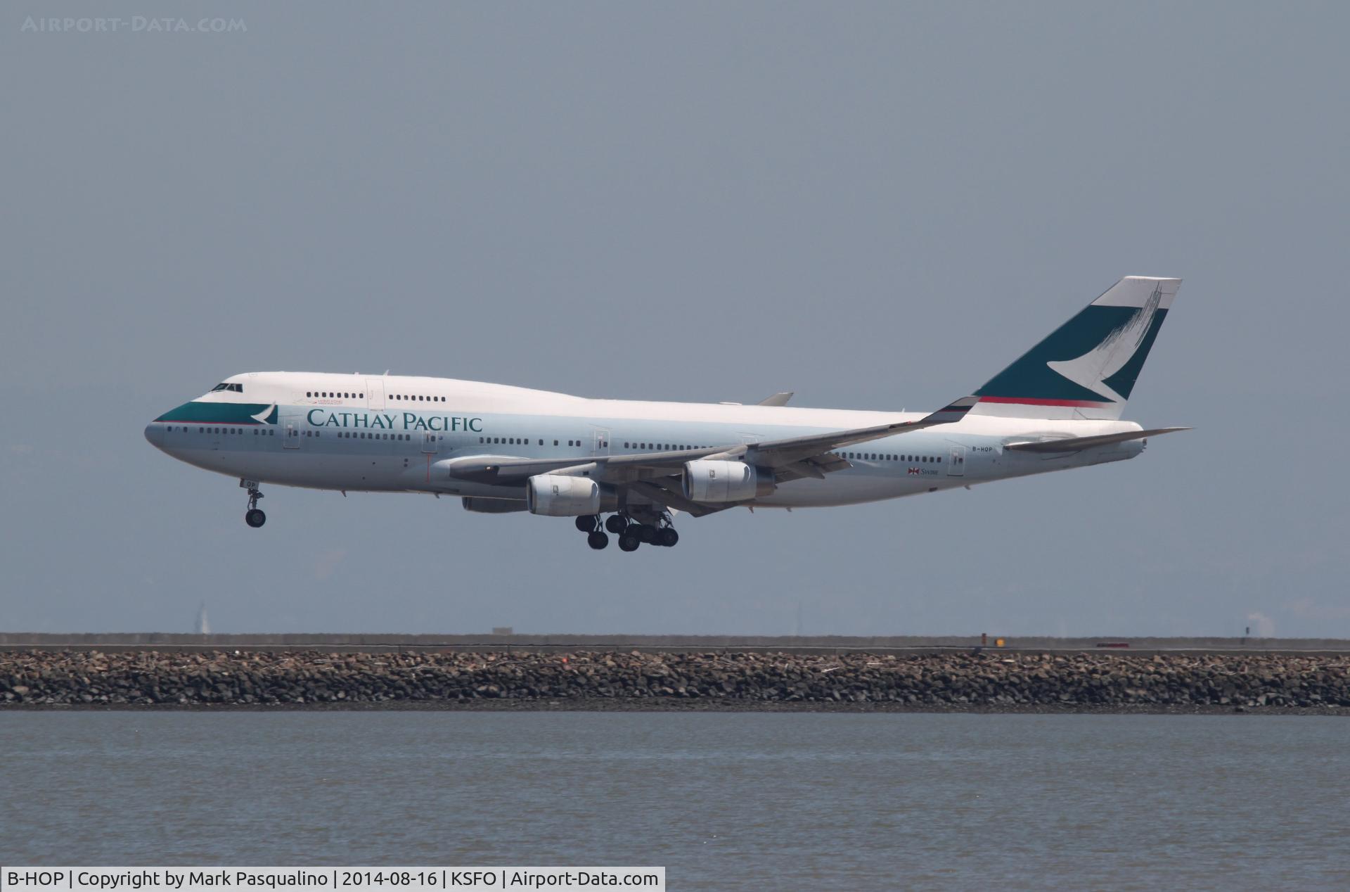 B-HOP, 1989 Boeing 747-467 C/N 23815, Boeing 747-400