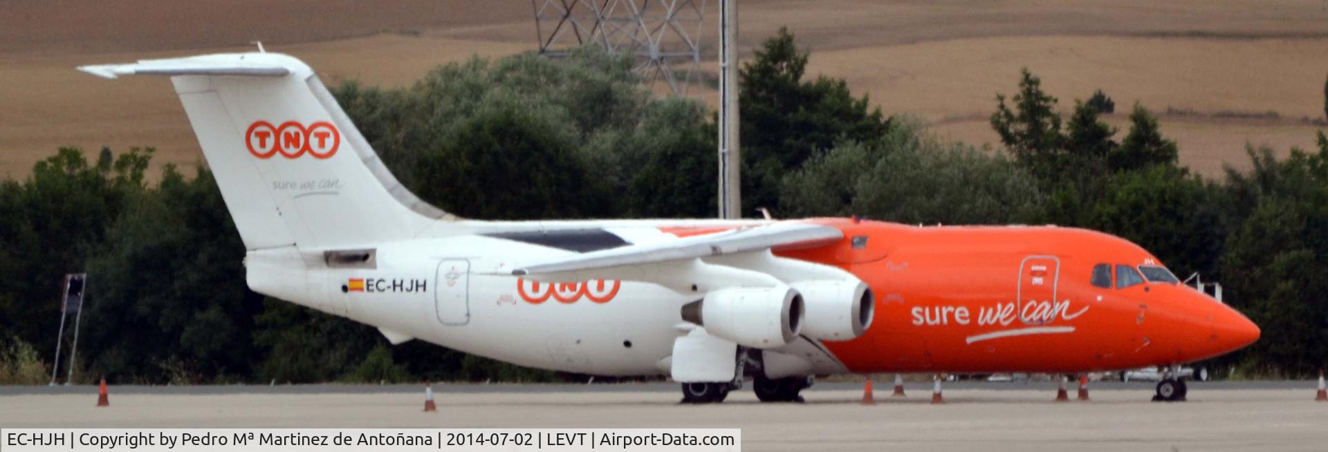 EC-HJH, 1988 British Aerospace BAe.146-200QT Quiet Trader C/N E2112, Aeropuerto Foronda-Vitoria:gasteiz