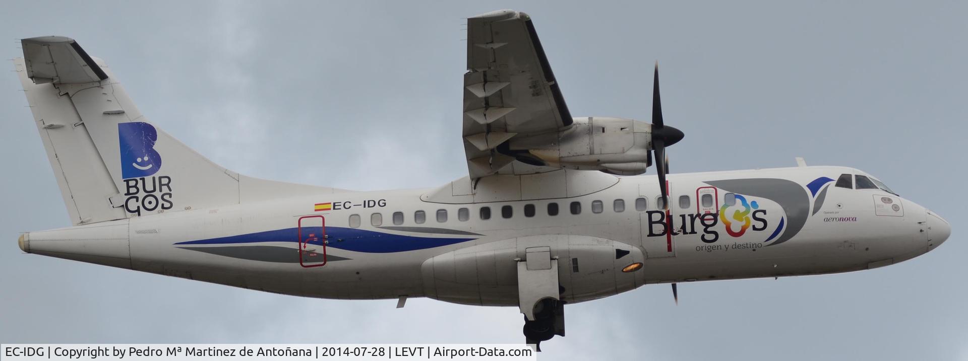 EC-IDG, 1985 ATR 42-320 C/N 003, Aeropuero Foronda-Vitoria-Gasteiz