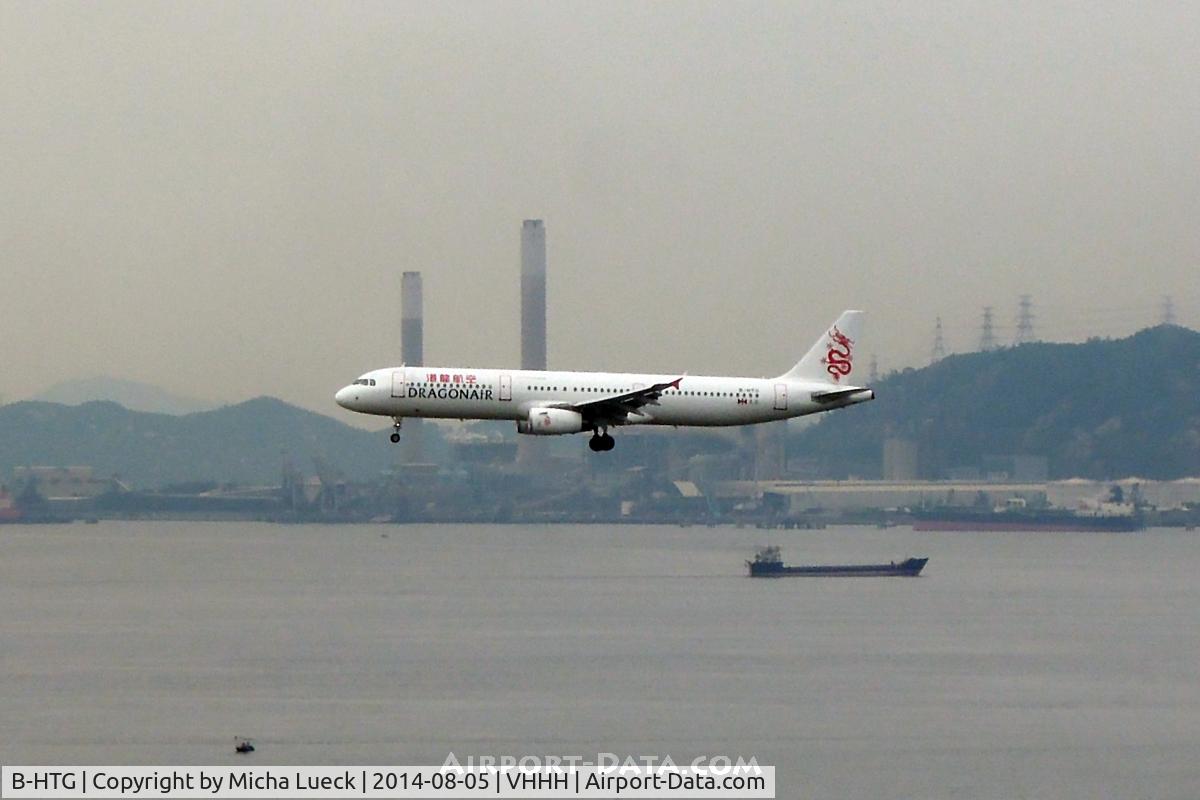 B-HTG, 2002 Airbus A321-231 C/N 1695, At Hong Kong