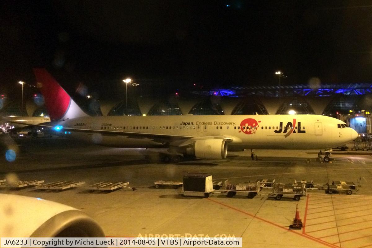 JA623J, 2009 Boeing 767-346/ER C/N 36131, At Bangkok