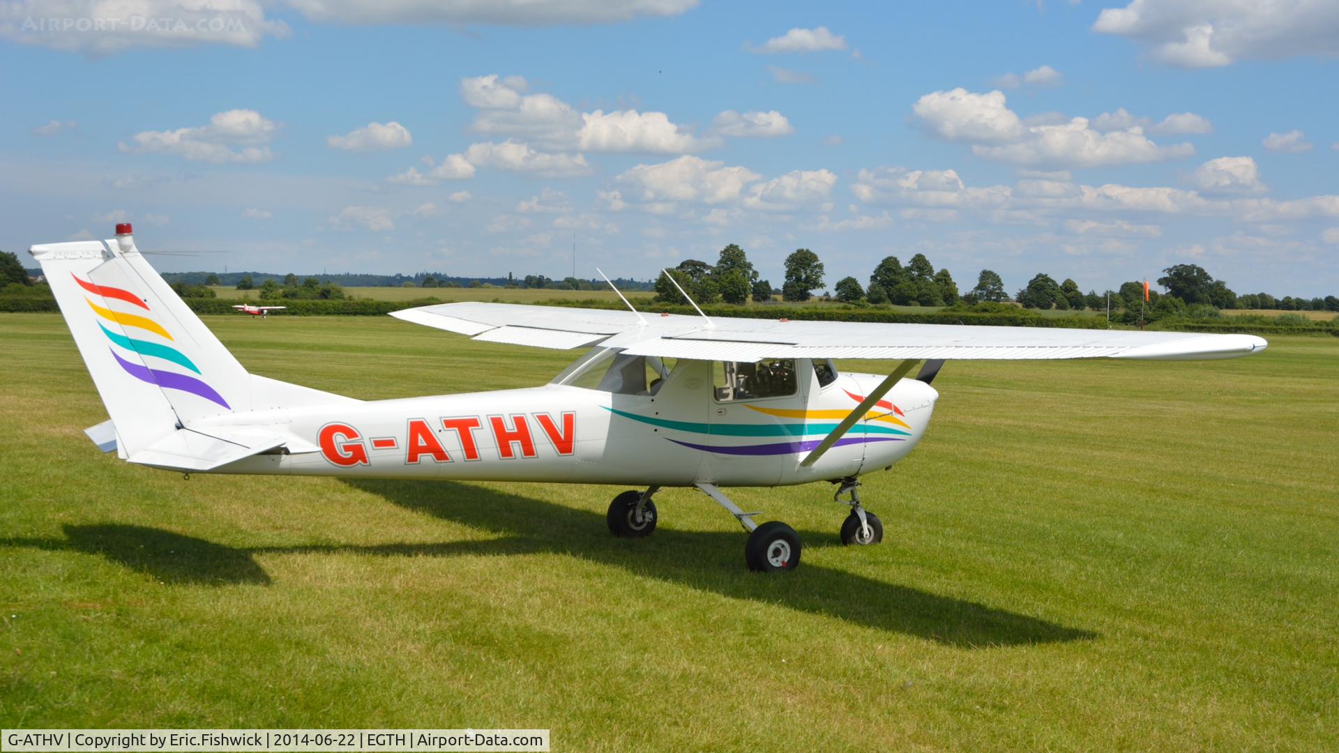 G-ATHV, 1966 Cessna 150F C/N 150-62019, 2. G-ATHV visiting Shuttleworth (Old Warden) Aerodrome.
