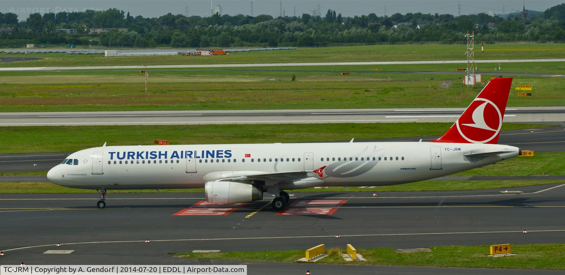 TC-JRM, 2011 Airbus A321-231 C/N 4643, Turkish Airlines, seen here taxiing at Düsseldorf Int'l(EDDL)