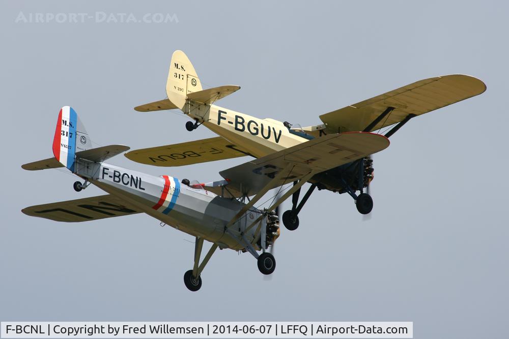 F-BCNL, Morane-Saulnier MS.317 C/N 6527, Together with F-BGUV