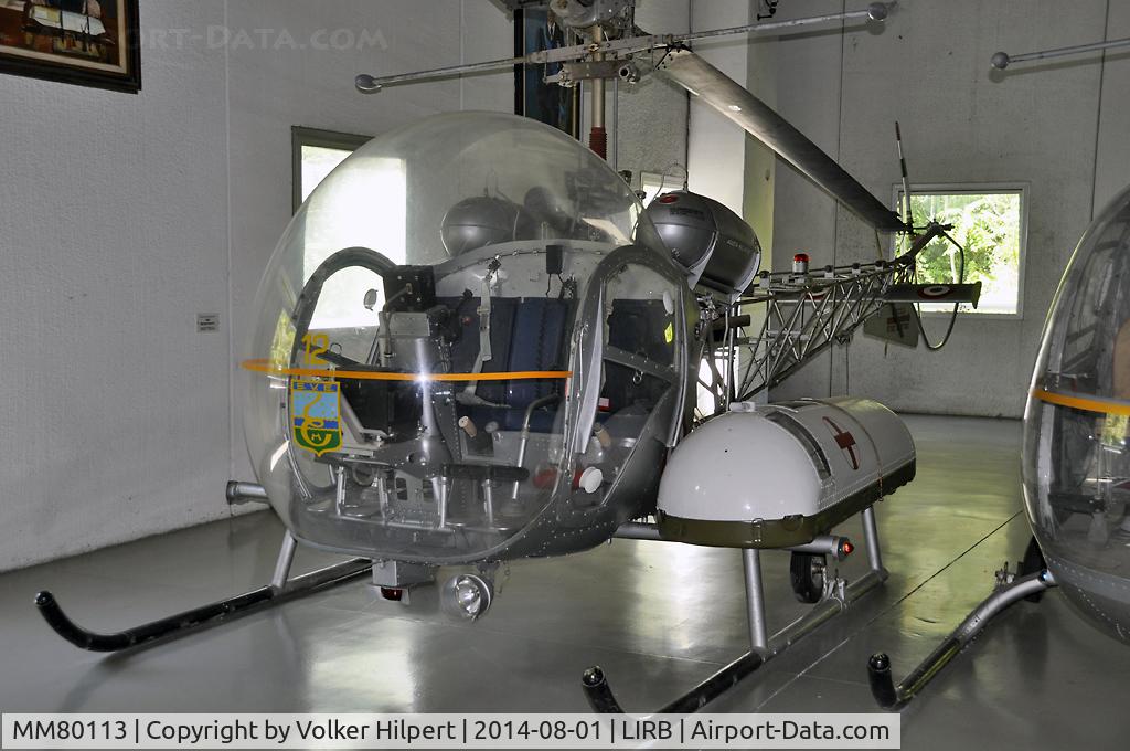 MM80113, Agusta AB-47G-2 C/N 196, at Vigna di Valle