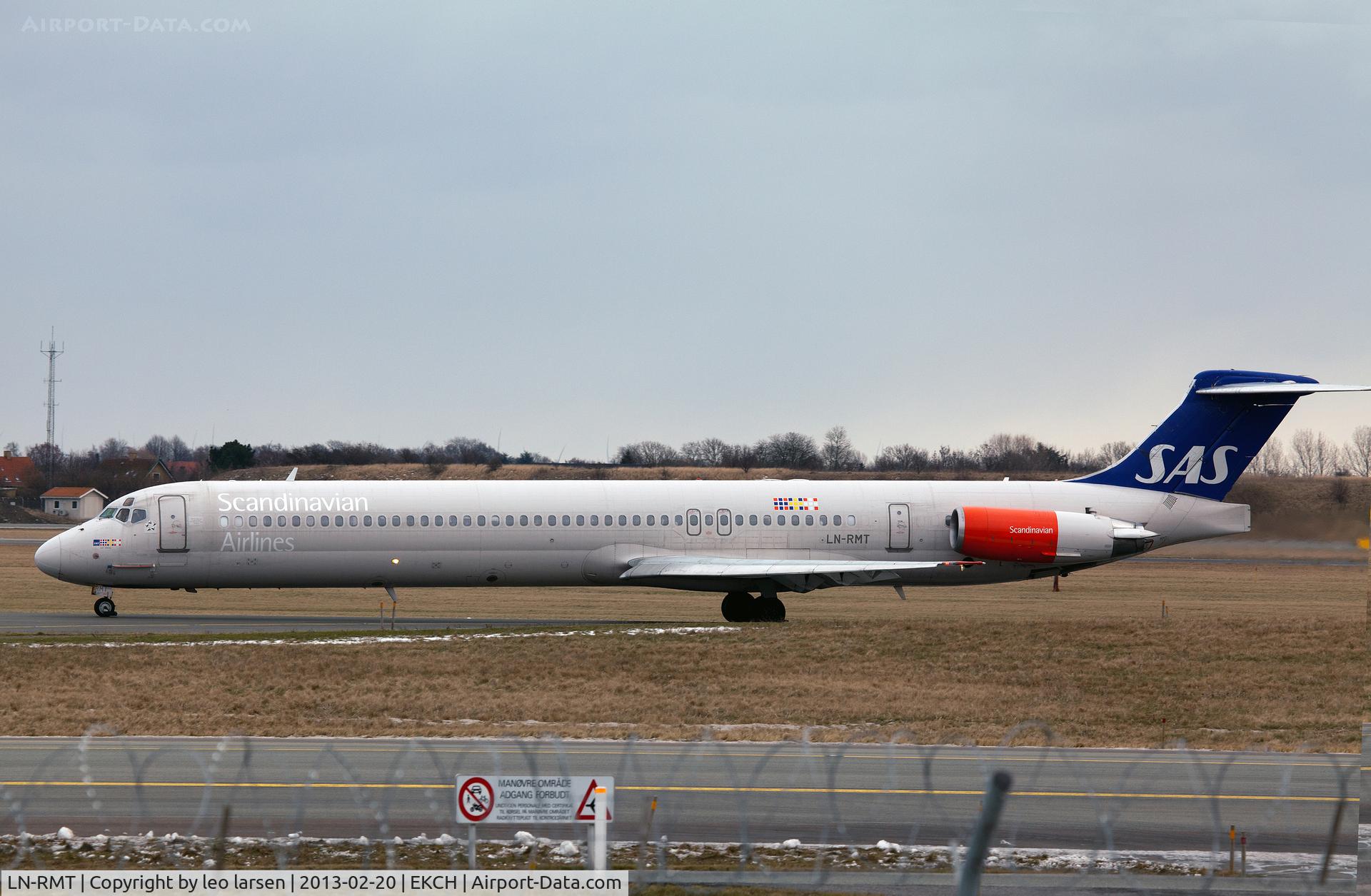 LN-RMT, 1991 McDonnell Douglas MD-82 (DC-9-82) C/N 53001, Copenhagen Kastrup 20.2.13