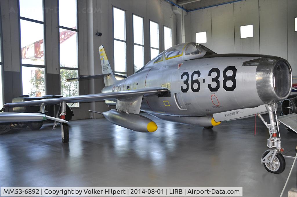 MM53-6892, 1953 Republic F-84F Thunderstreak C/N Not found (53-6892), Vigna di Valle