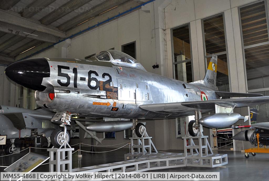 MM55-4868, 1955 North American F-86K Sabre C/N 221-108, Vigna di Valle