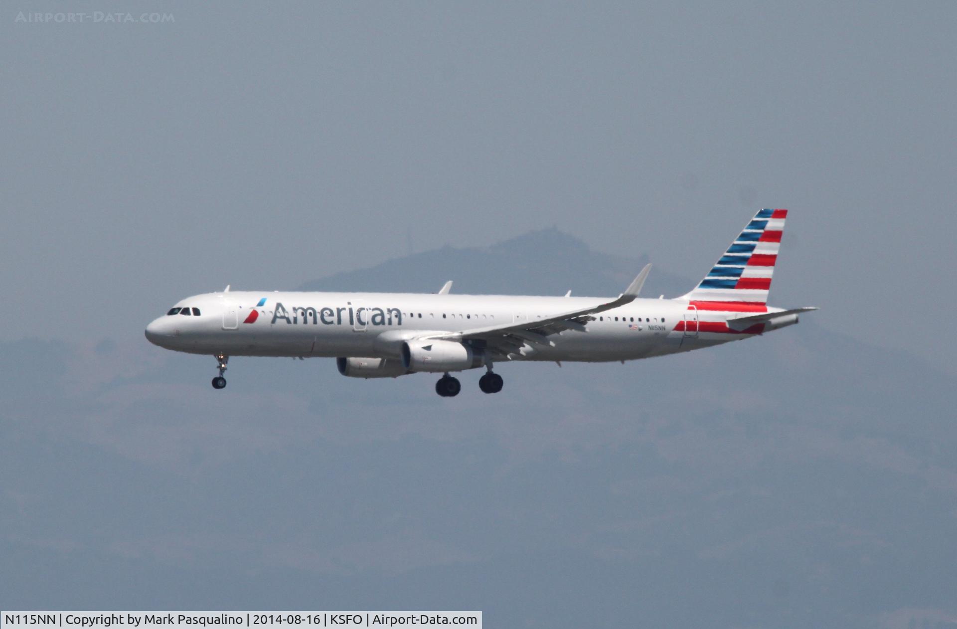 N115NN, 2014 Airbus A321-231 C/N 6063, Airbus A321