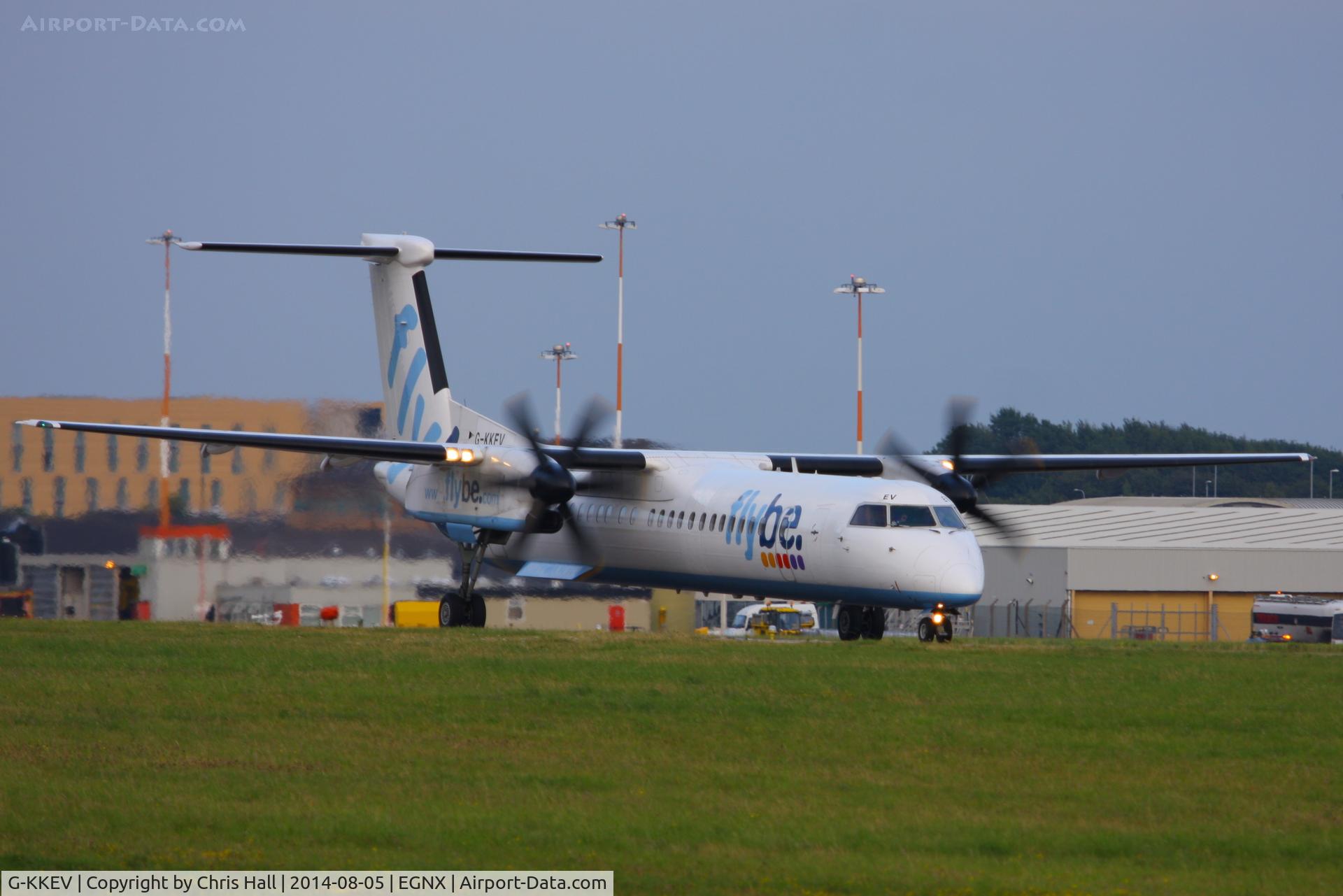 G-KKEV, 2008 De Havilland Canada DHC-8-402Q Dash 8 C/N 4201, flybe