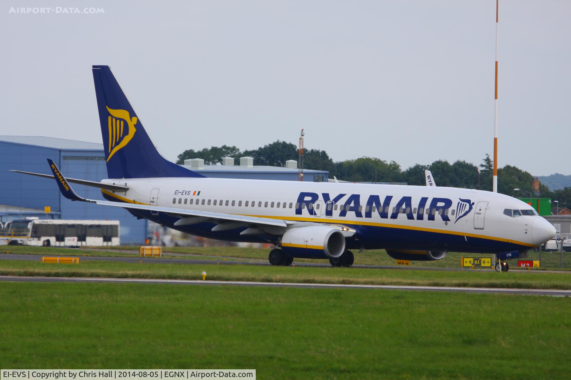 EI-EVS, 2012 Boeing 737-8AS C/N 40313, Ryanair