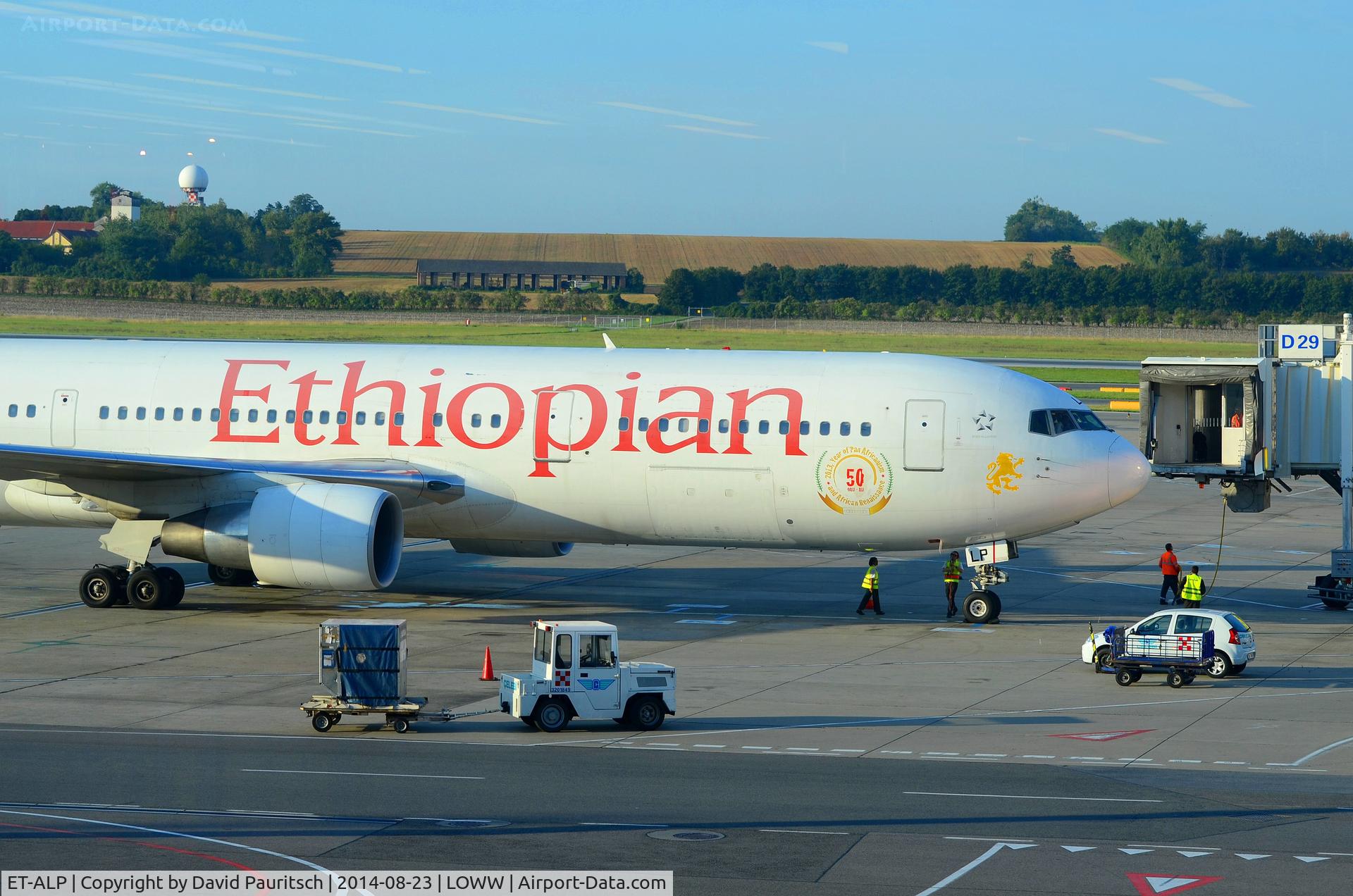 ET-ALP, 2005 Boeing 767-360/ER C/N 33769, Special stickers!