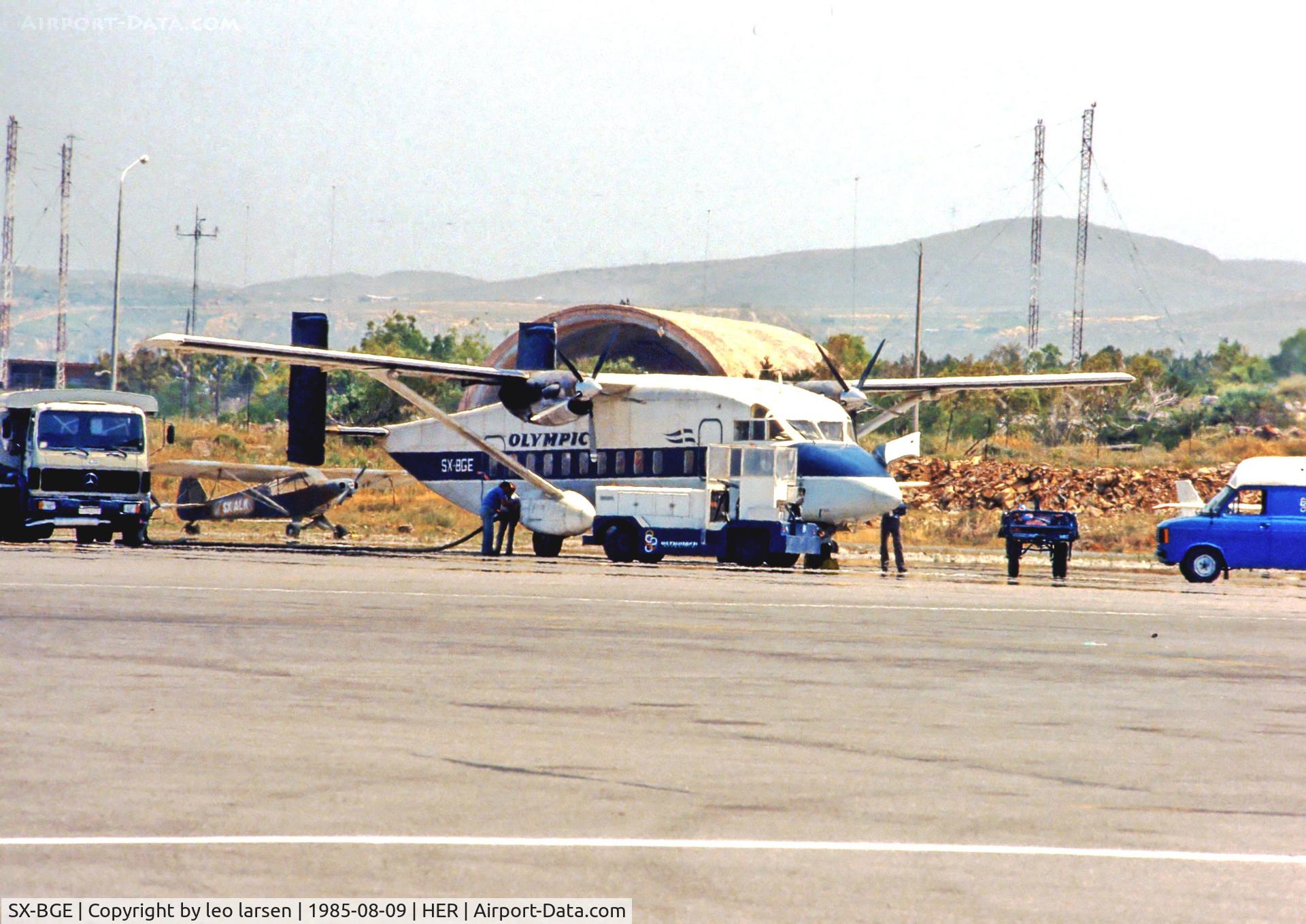 SX-BGE, 1982 Short SD3-30 C/N SH3083, Heraklion Greece 9.5.85