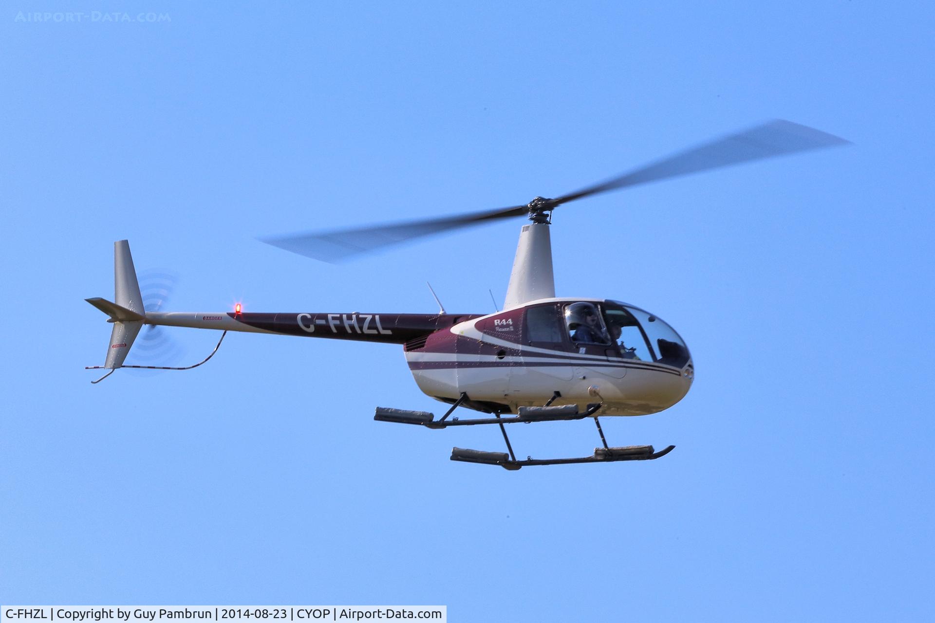 C-FHZL, 2006 Robinson R44 II C/N 11240, Presently in northern Alberta at Rainbow Lake