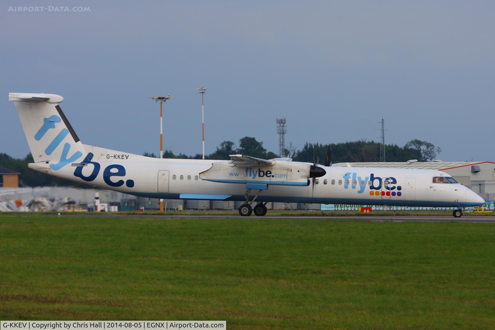 G-KKEV, 2008 De Havilland Canada DHC-8-402Q Dash 8 C/N 4201, flybe