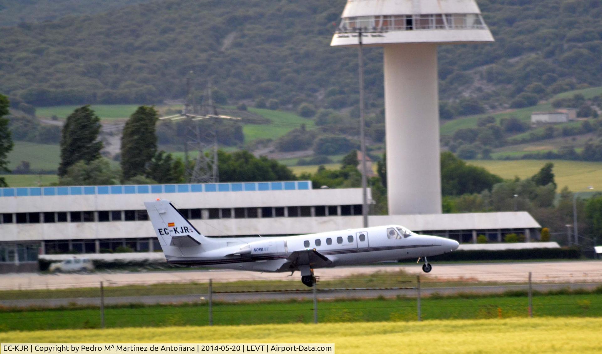 EC-KJR, 1982 Cessna 551 Citation II/SP C/N 551-0412, Aeropuero Foronda-Vitoria-Gasteiz