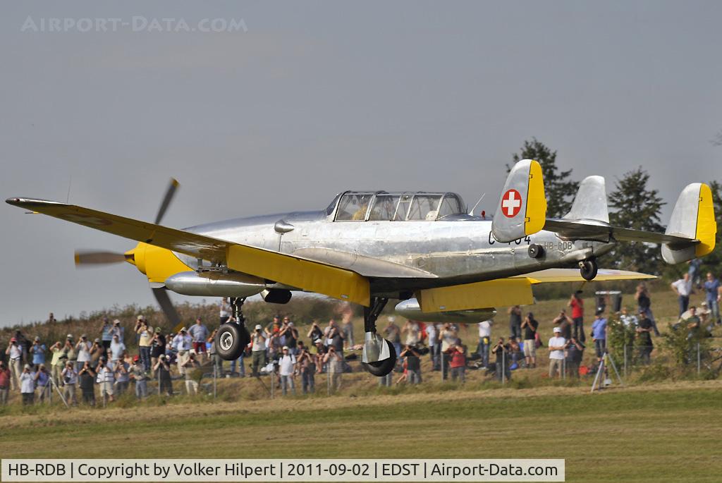 HB-RDB, 1943 F+W C-3605 Schlepp C/N 274, at Hahnweide