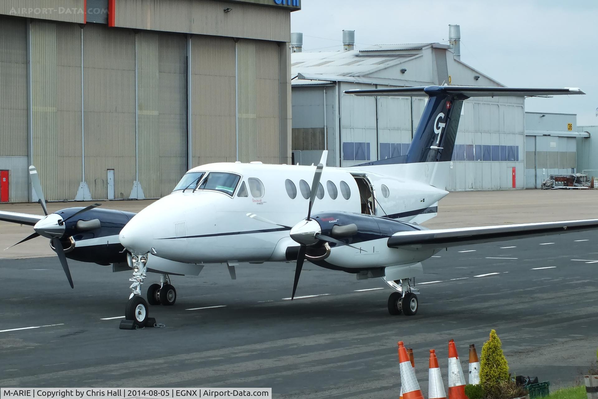 M-ARIE, 2009 Hawker Beechcraft B200GT King Air C/N BY-93, at East Mids