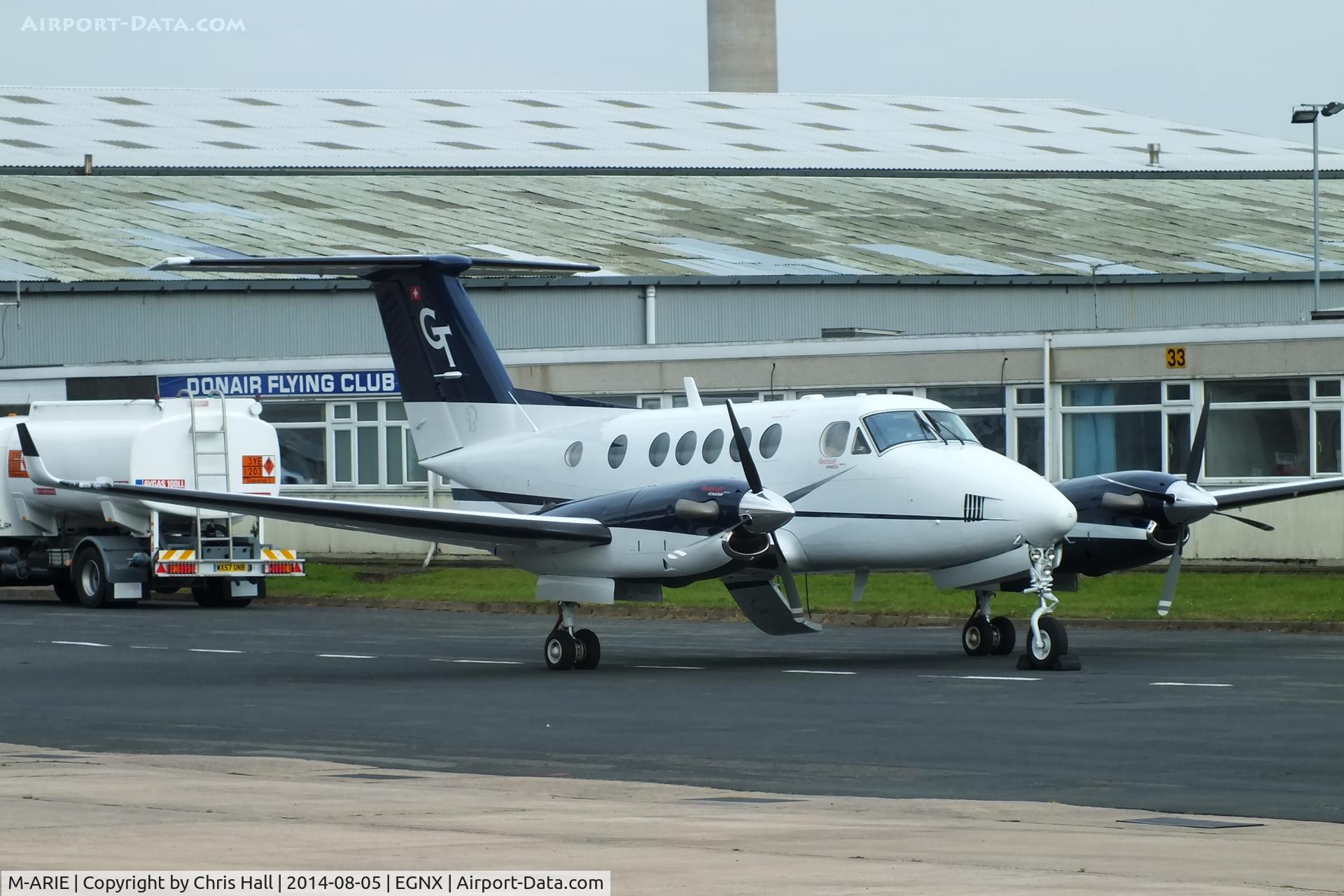 M-ARIE, 2009 Hawker Beechcraft B200GT King Air C/N BY-93, at East Mids