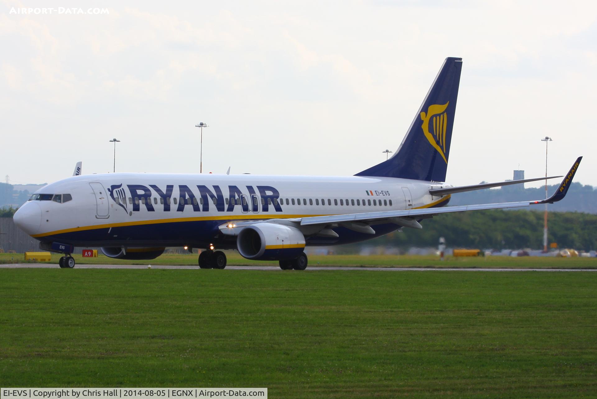 EI-EVS, 2012 Boeing 737-8AS C/N 40313, Ryanair
