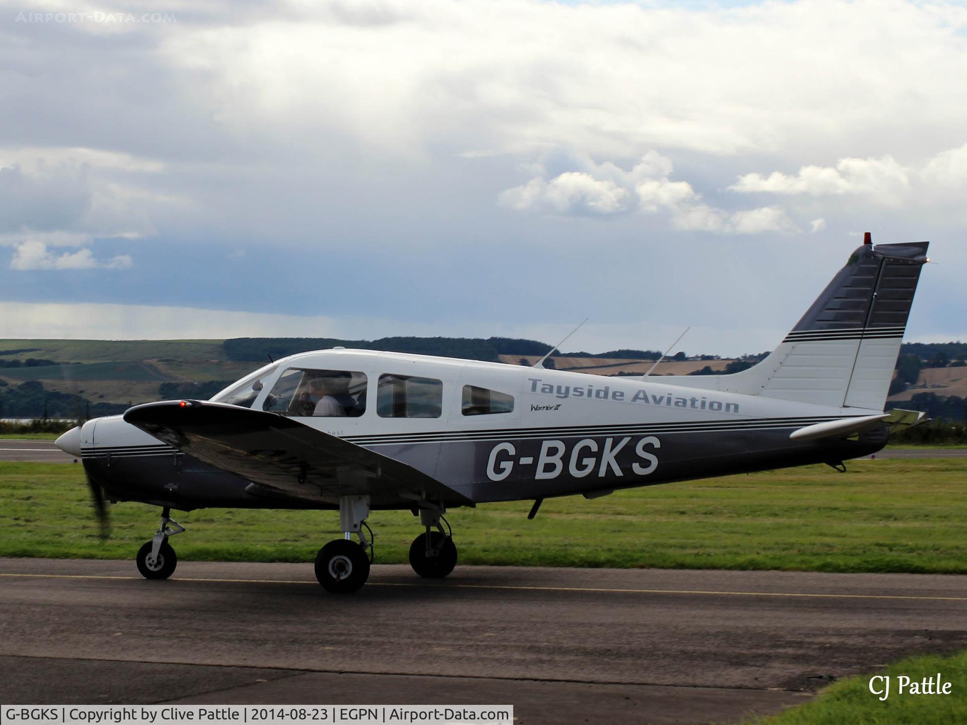 G-BGKS, 1978 Piper PA-28-161 Cherokee Warrior II C/N 28-7916221, Returning from another sortie.